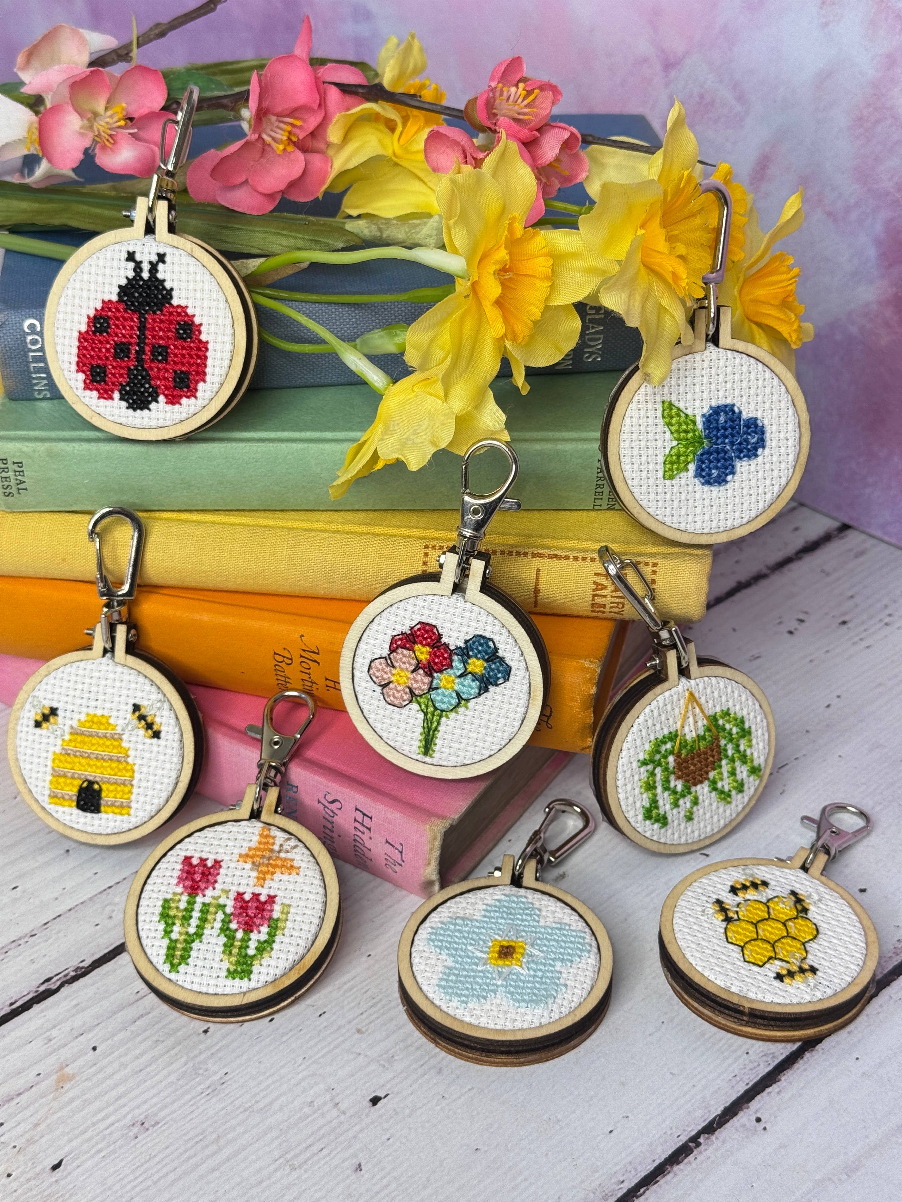 You Grow Girl! Mini Matchbox Cross Stitch Kit