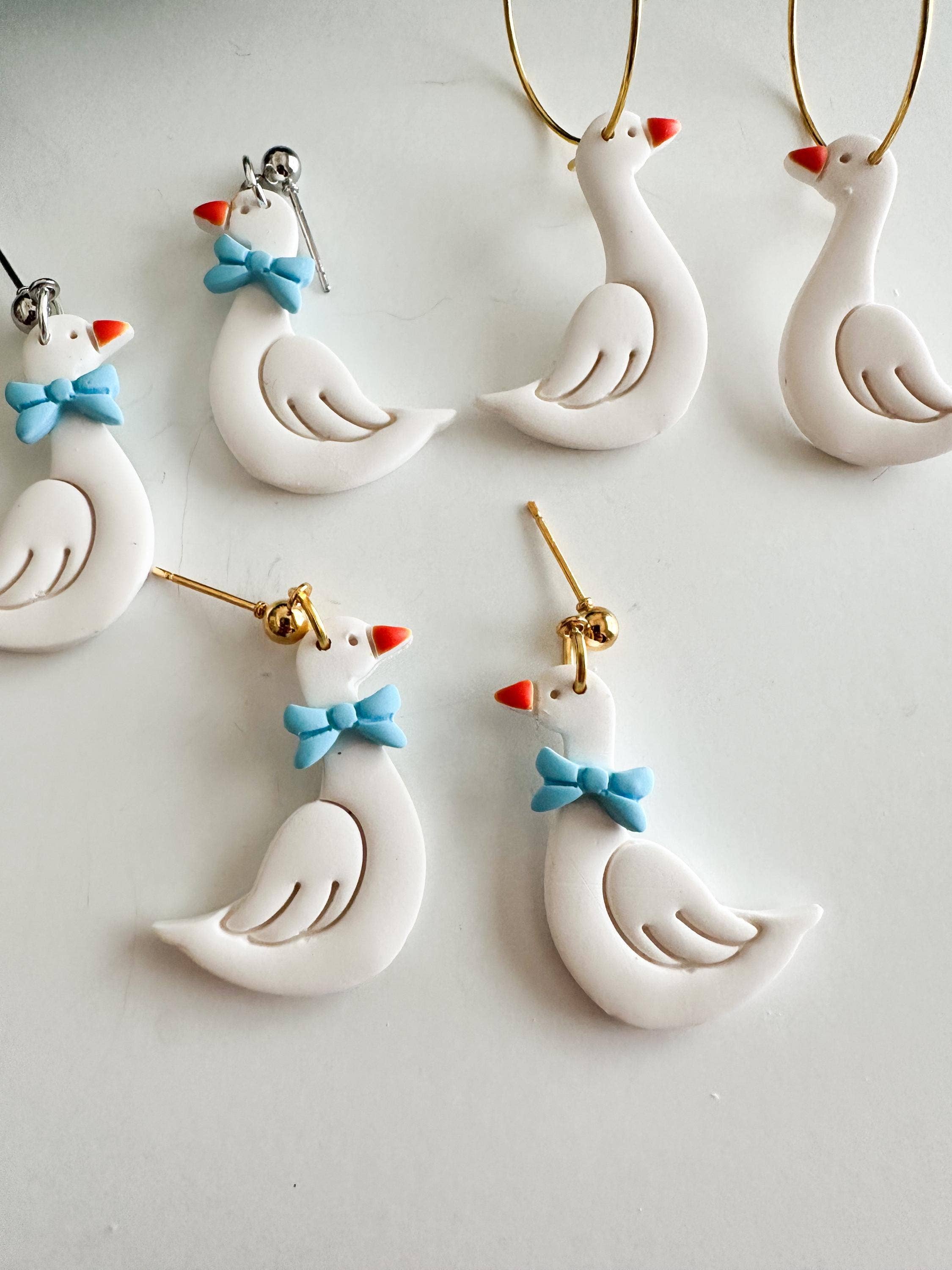 Goose Earrings
