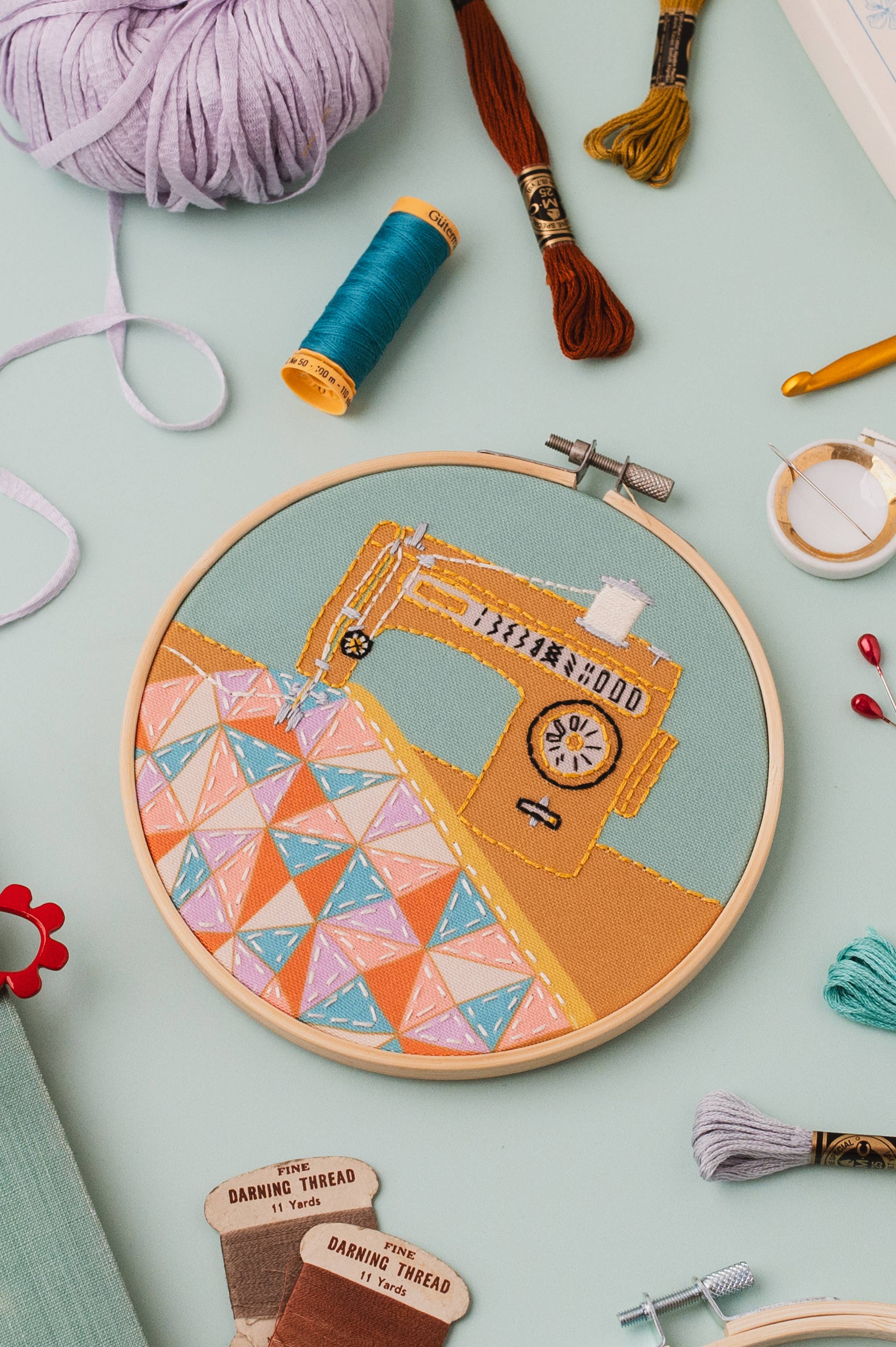 RikRack Quilt Embroidery Kit