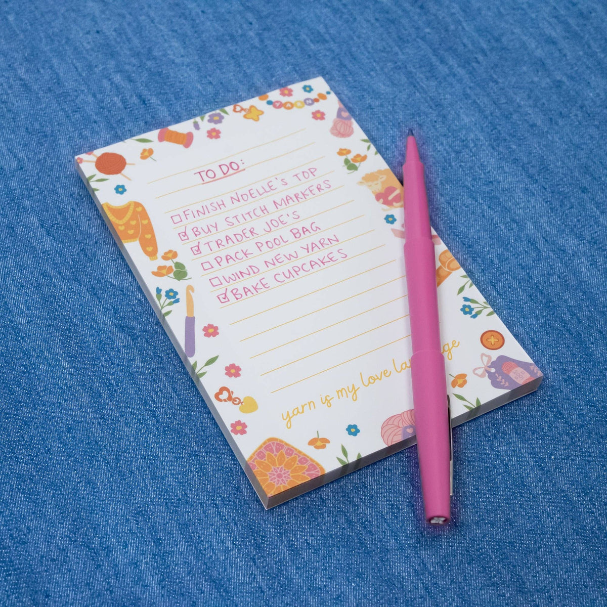 Notepad - Yarn is My Love Language