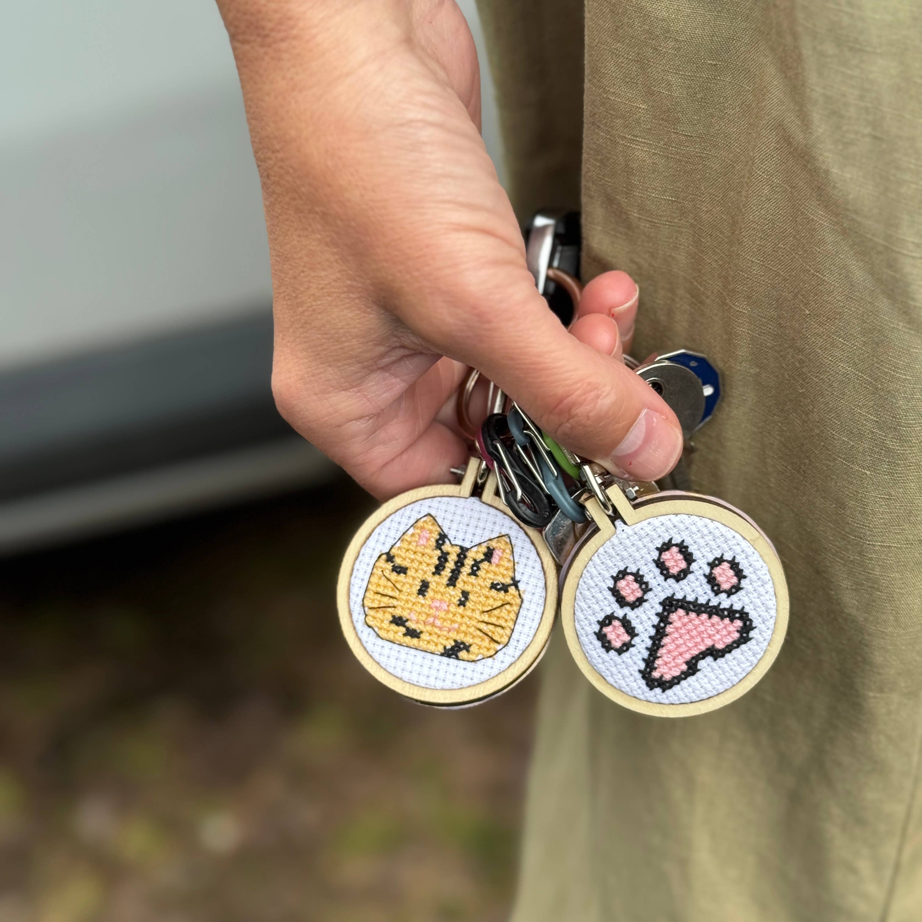 'Sending a hedgehug' Mini Matchbox Cross Stitch Kit