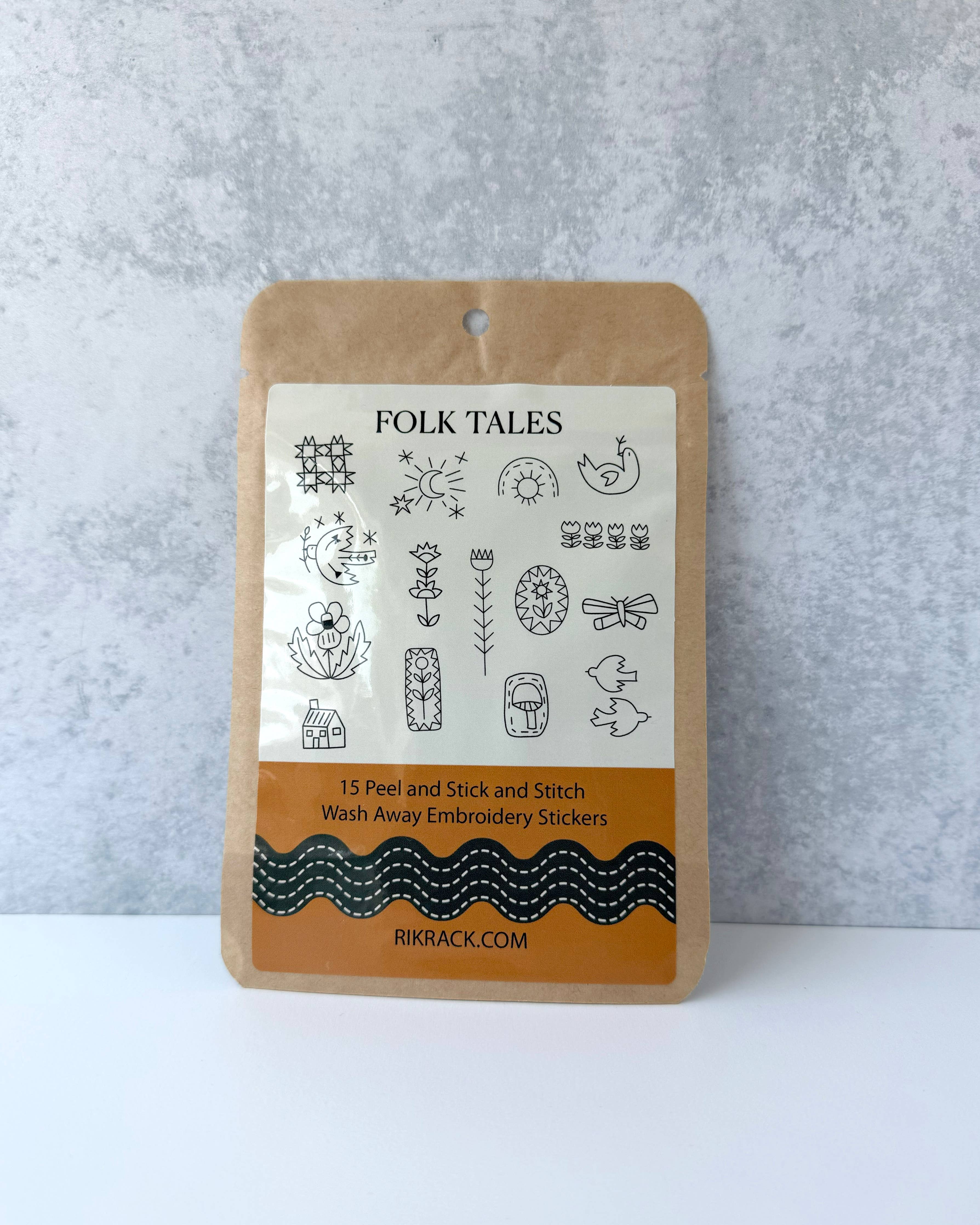Folk Tales Stick and Stitch Embroidery Patterns
