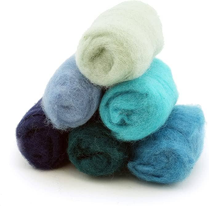 Corriedale Wool Fiber Sampler – Natural Roving for Spinning