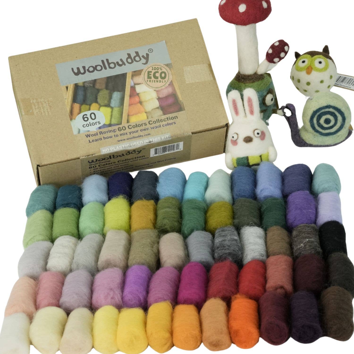 Eco Wool Fiber Collection Kit – 24 Colors