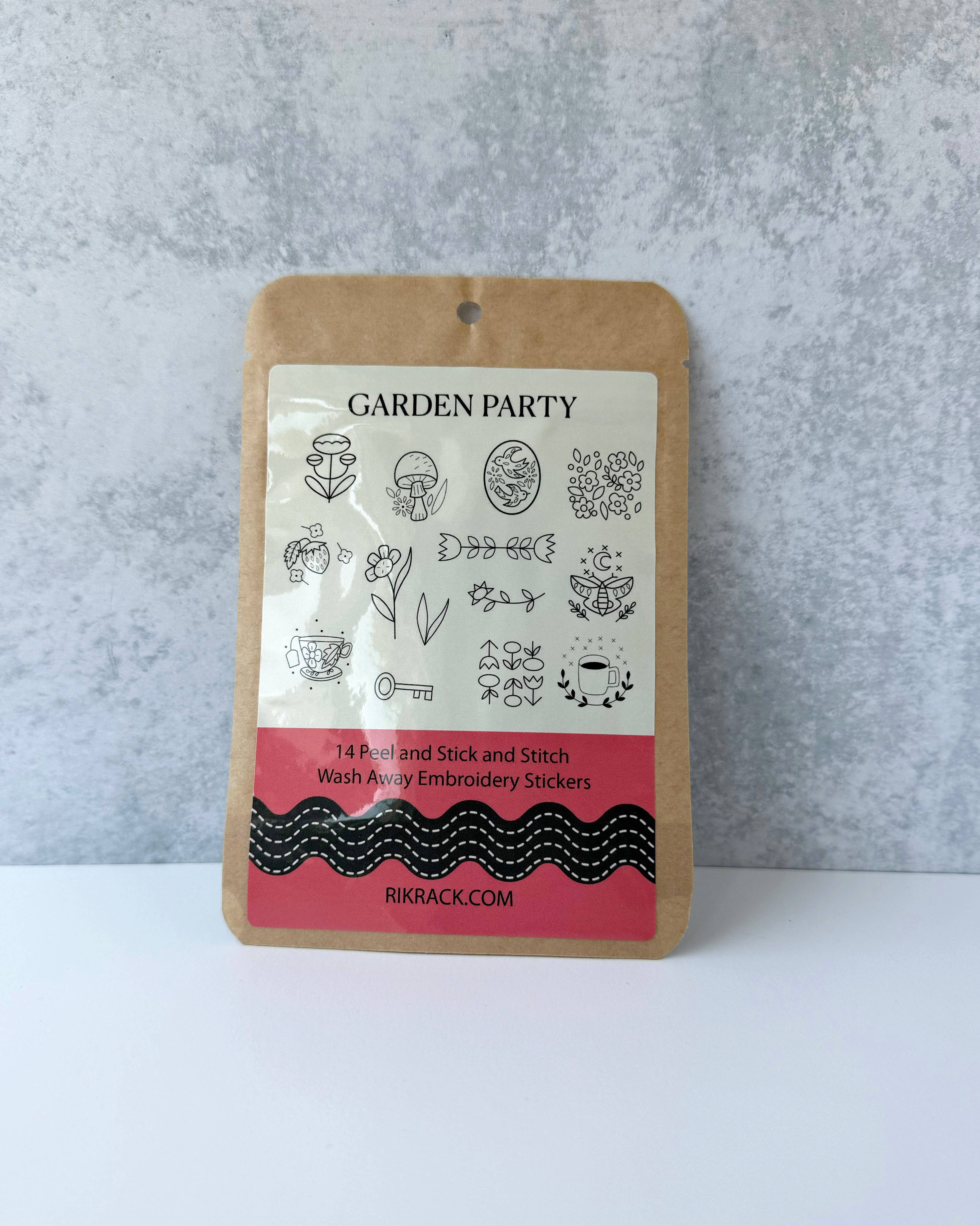 Garden Party Stick and Stitch Patterns