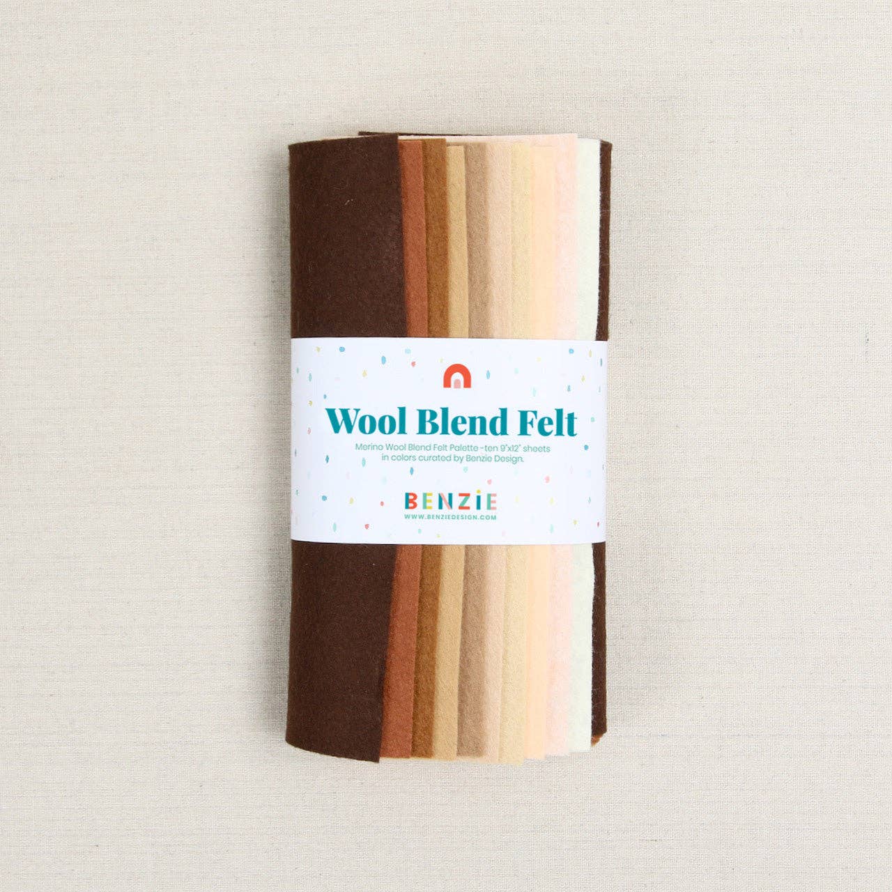 Wool Felt Sheets, Doll Face