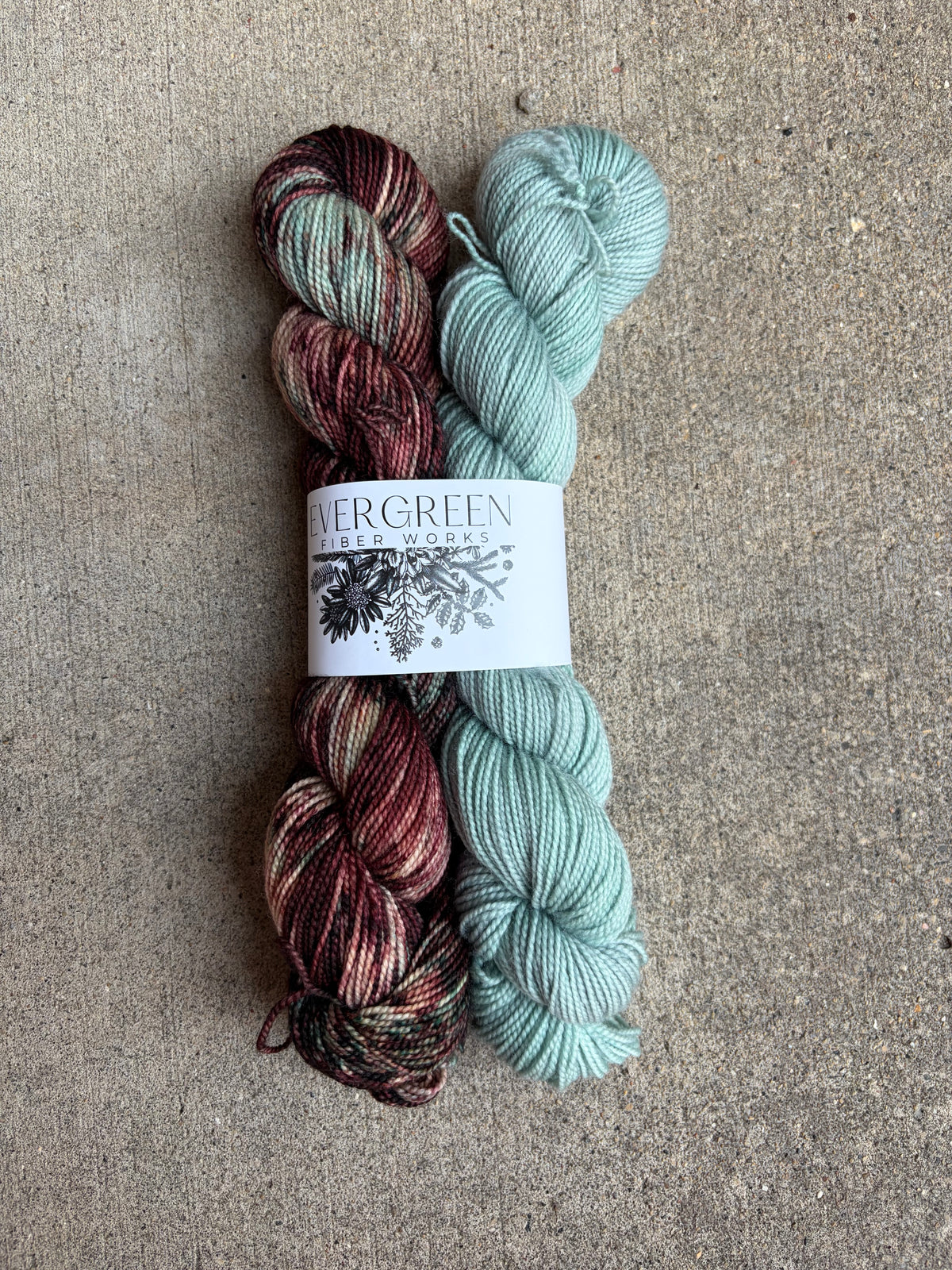 Evergreen Fiberworks Mini Skein sets