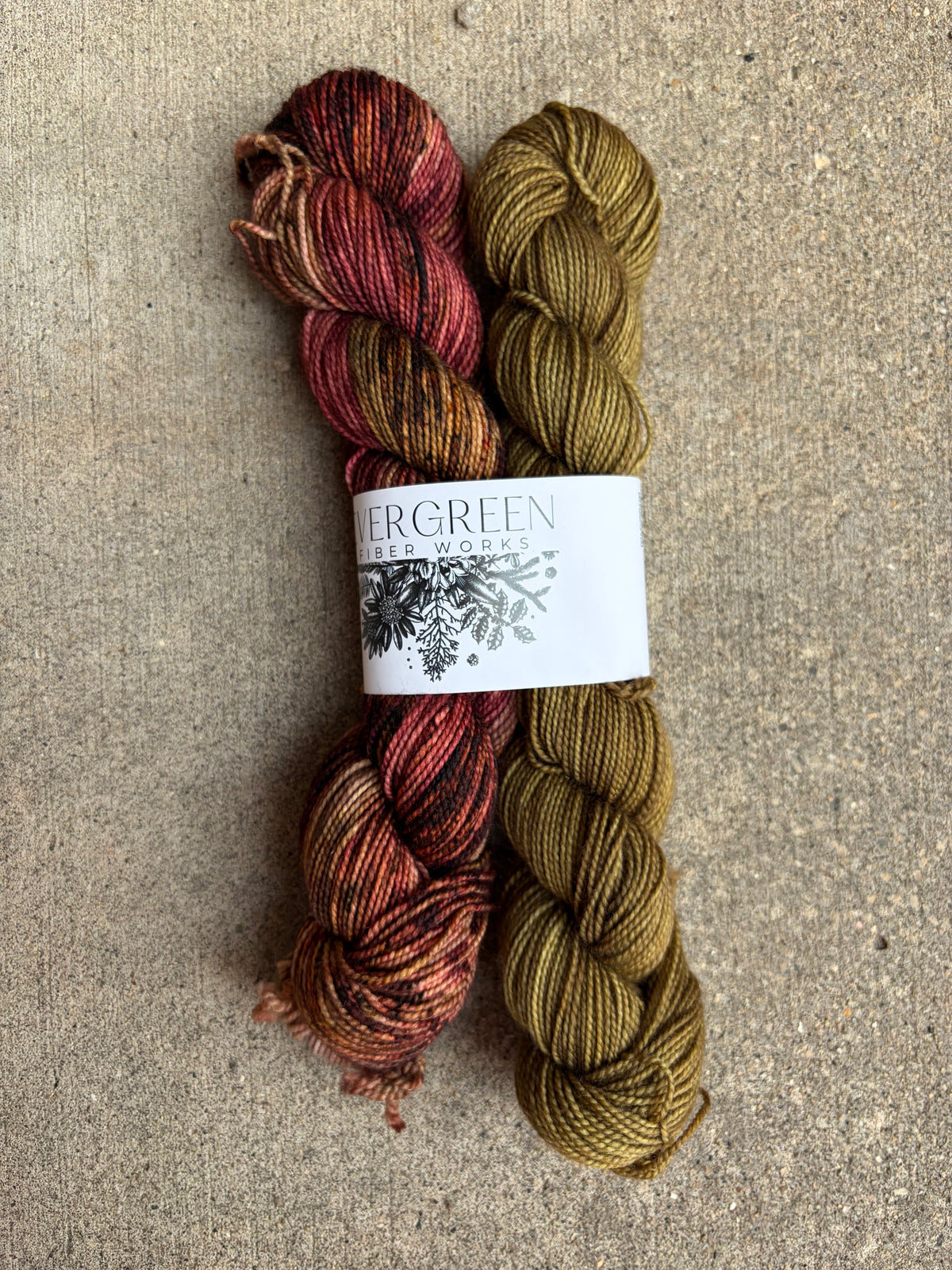 Evergreen Fiberworks Mini Skein sets