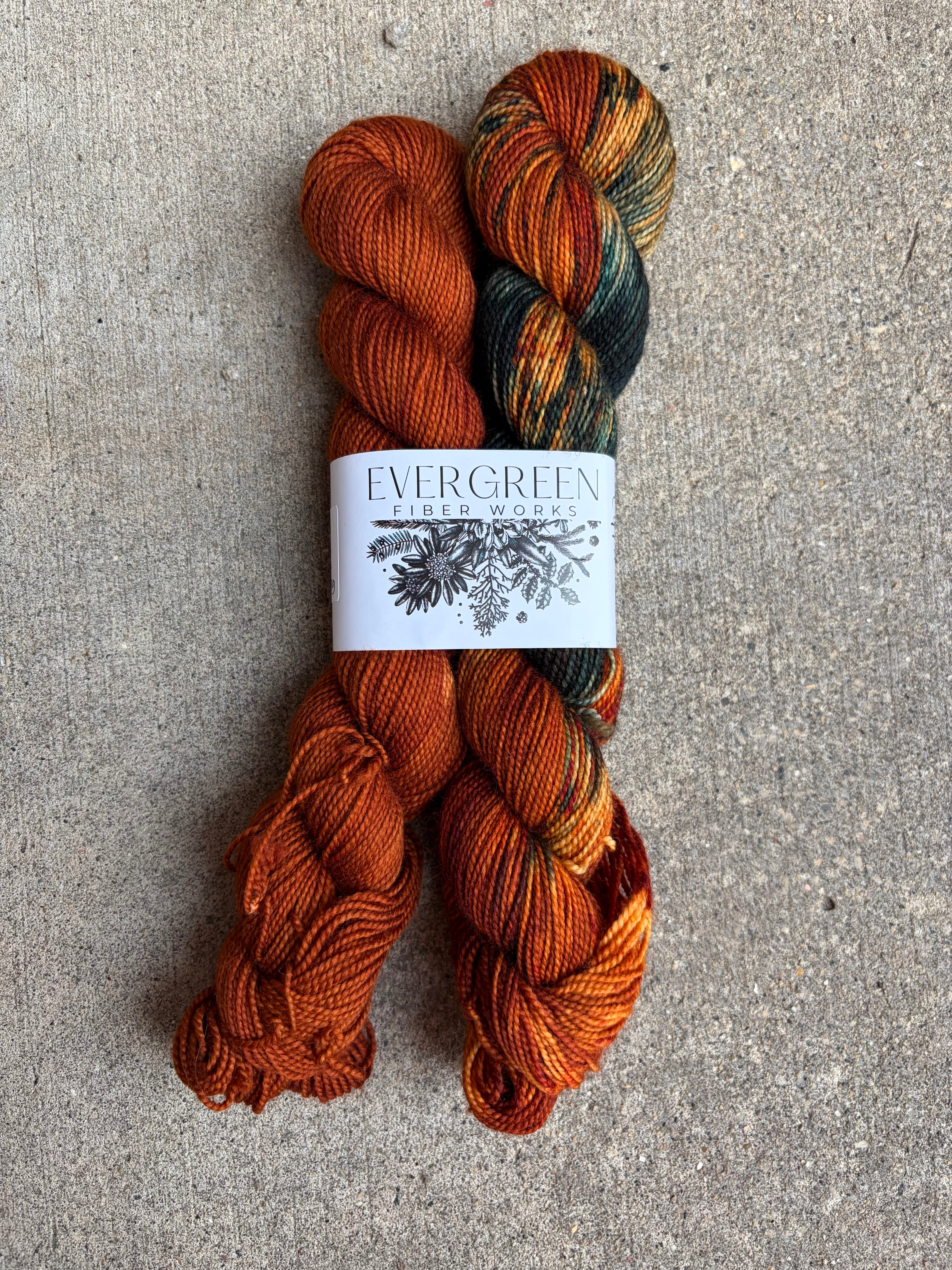 Evergreen Fiberworks Mini Skein sets