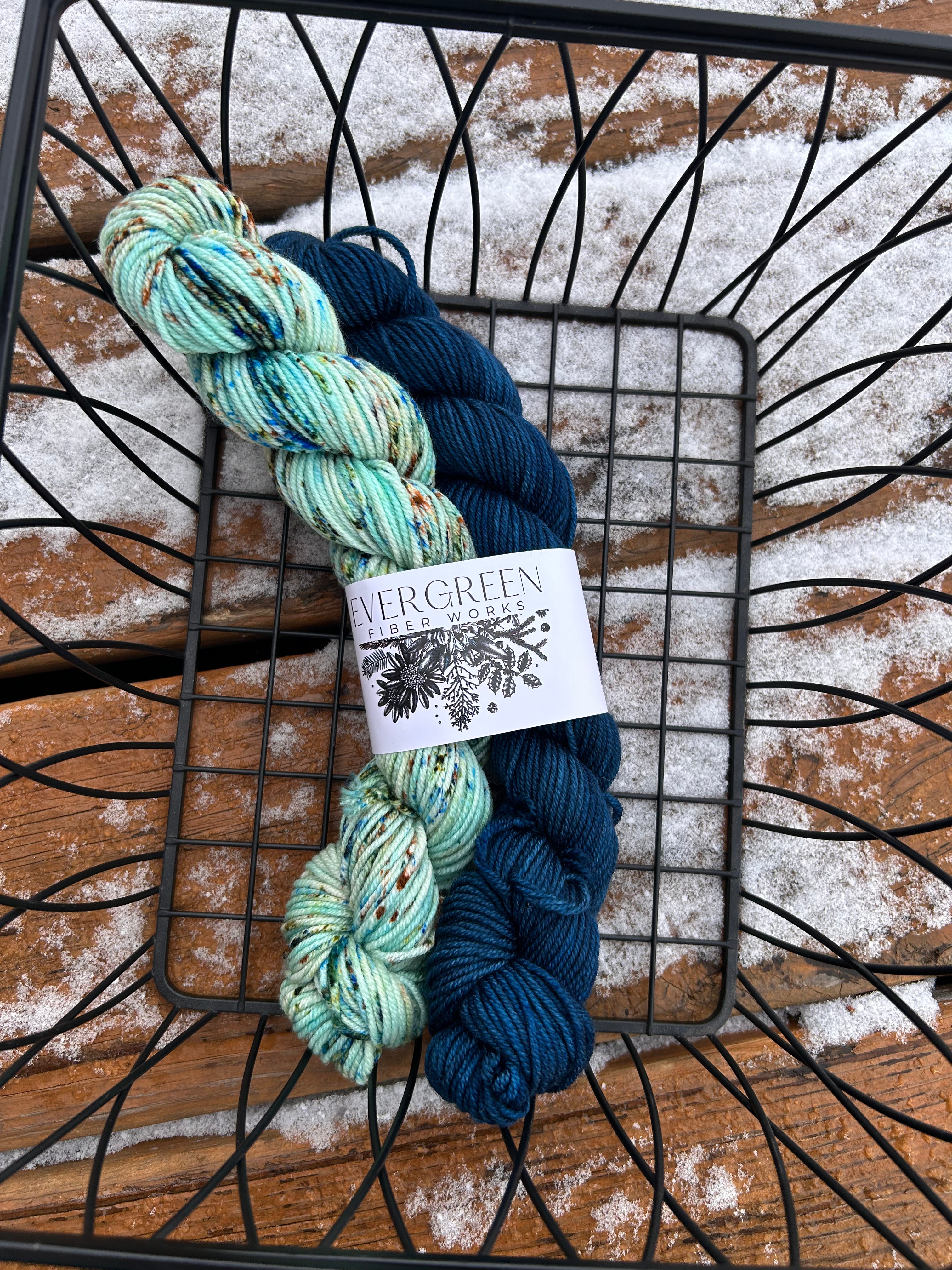 Lake Glass Hat Kits by Evergreen Fiberworks