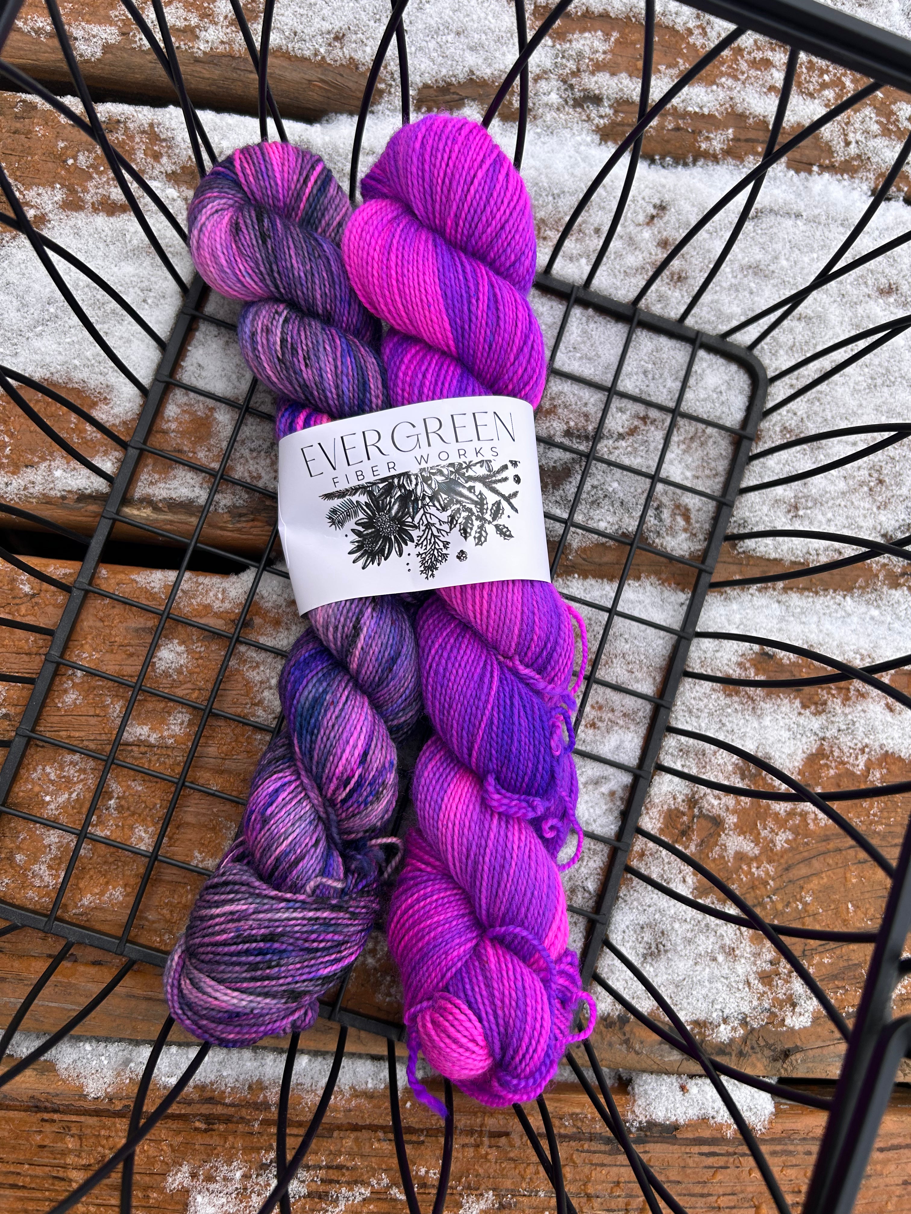 Musselburgh Hat/Kaleidoscope Mitts Kit by Evergreen Fiberworks