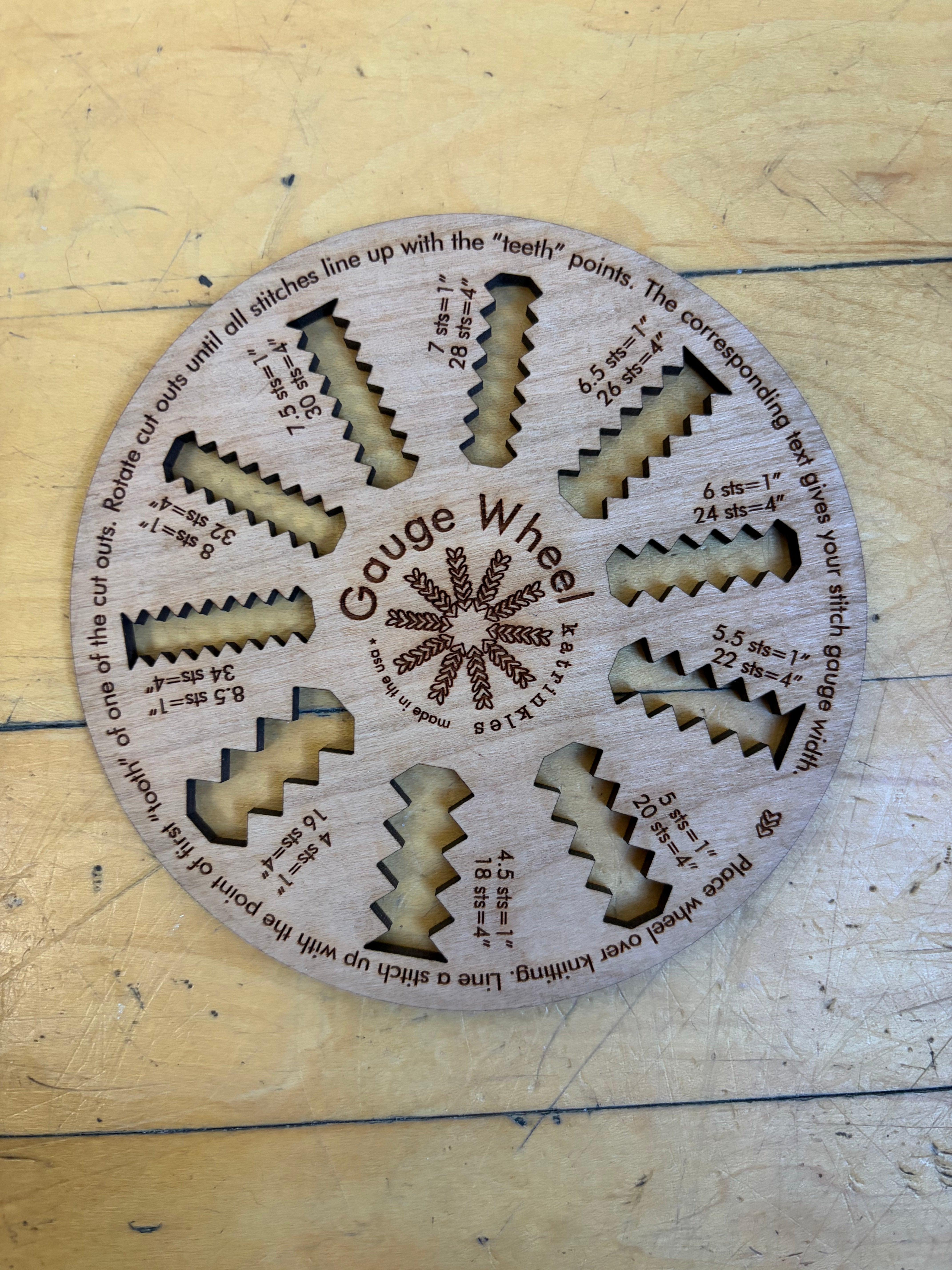 Katrinkles Sow Stitch Gauge