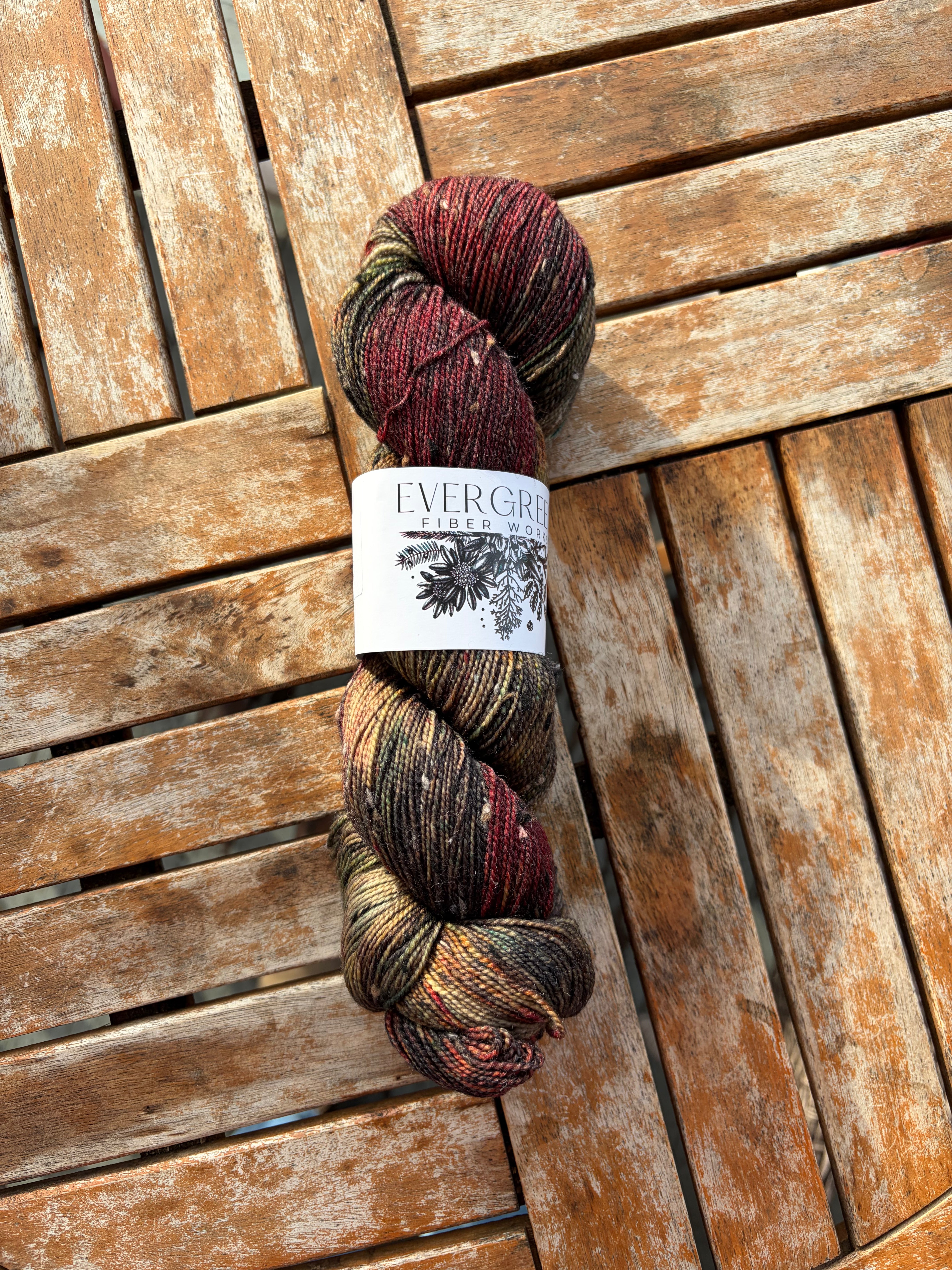 Evergreen Fibers Tweed Sock