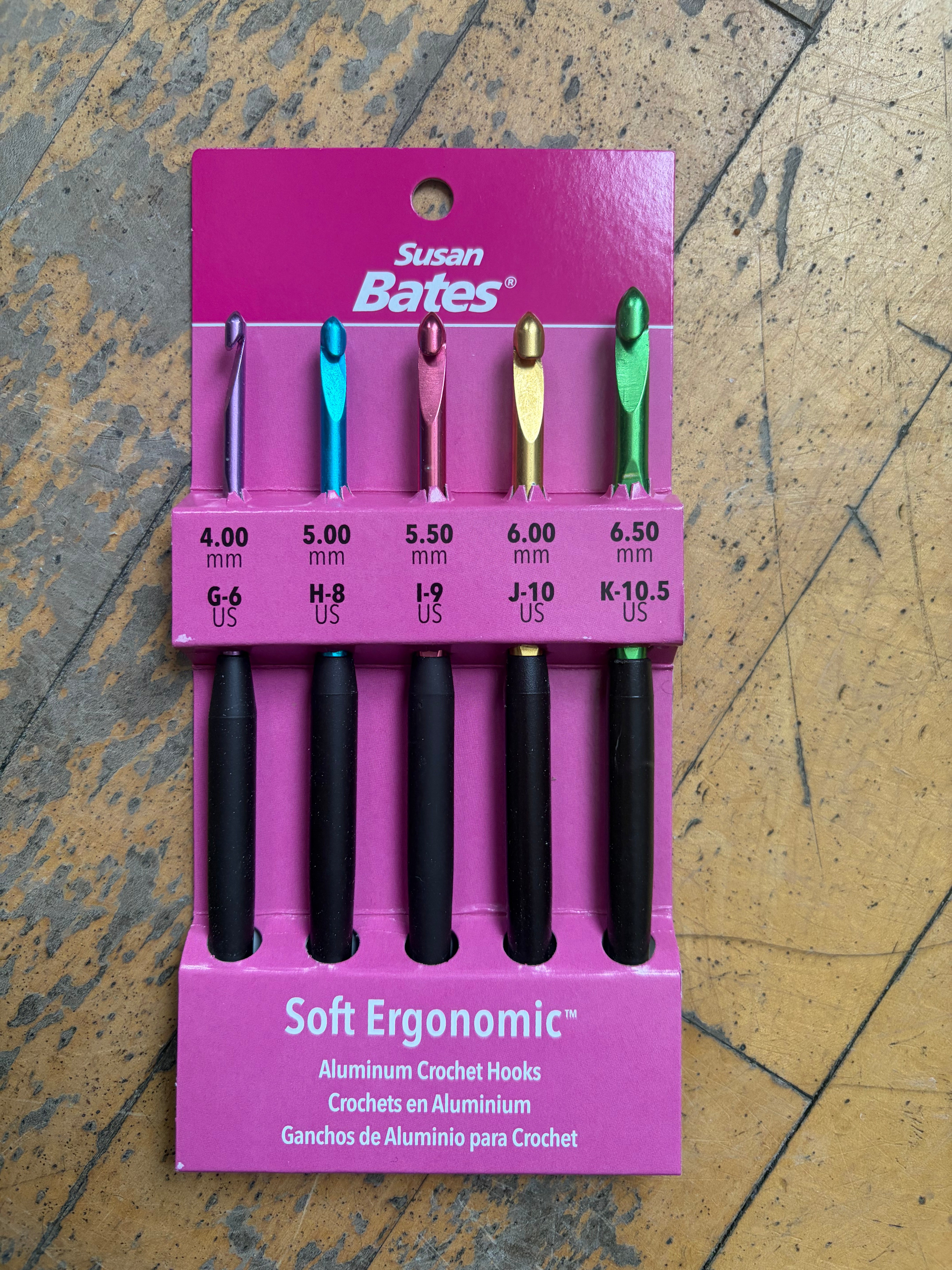 Susan Bates Soft Ergonomic Crochet Hook Sets
