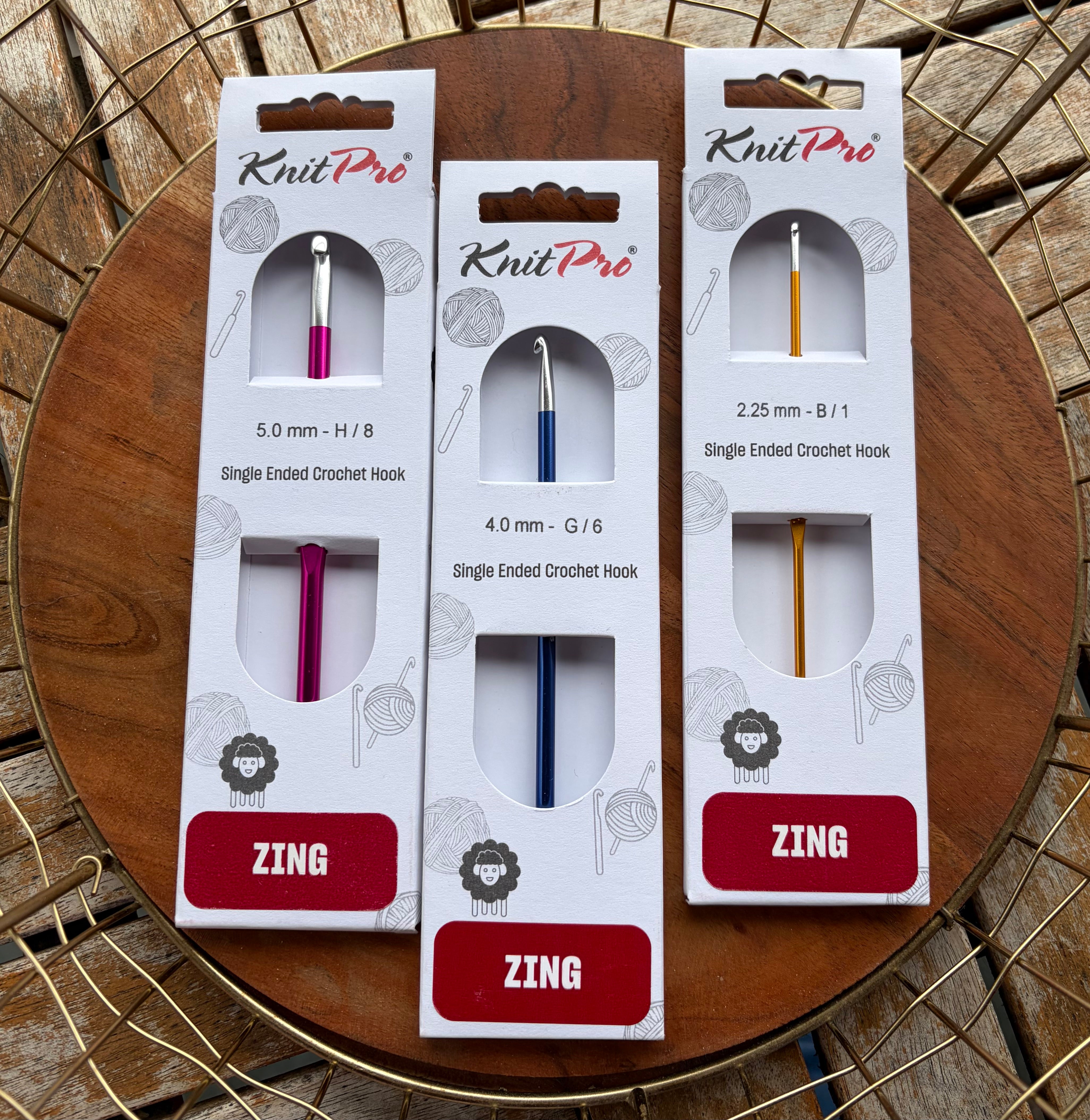 KnitPro Zing Crochet Hooks
