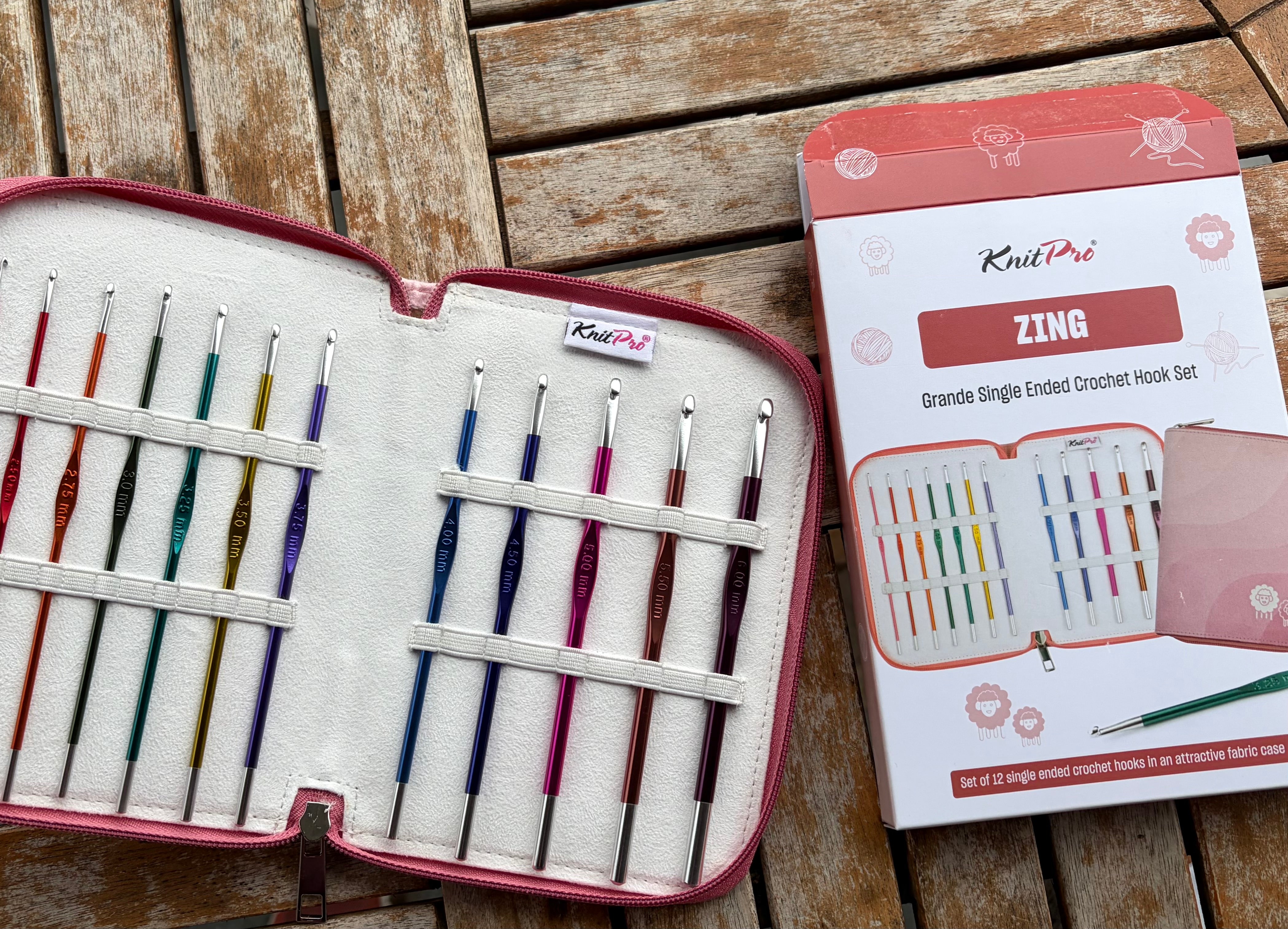 KnitPro Zing Grande Crochet Hook Set