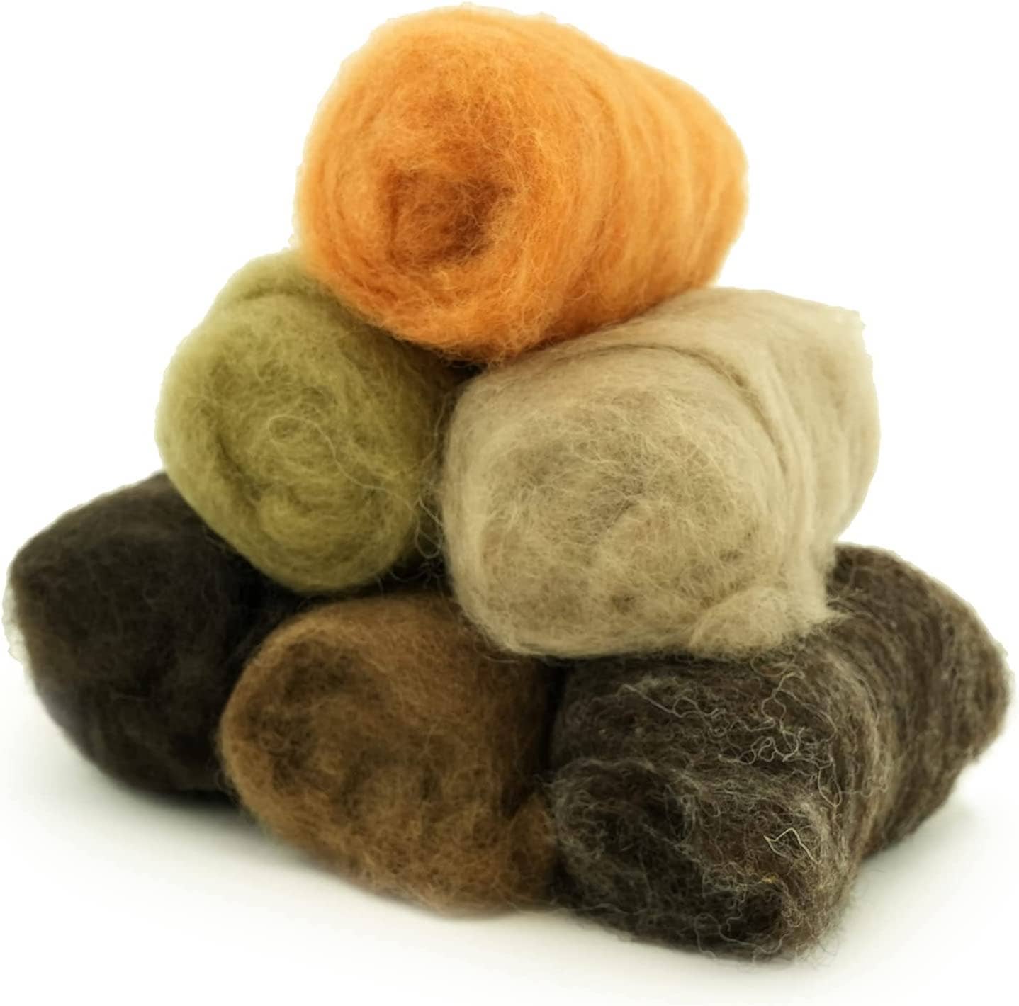 Corriedale Wool Fiber Sampler – Natural Roving for Spinning