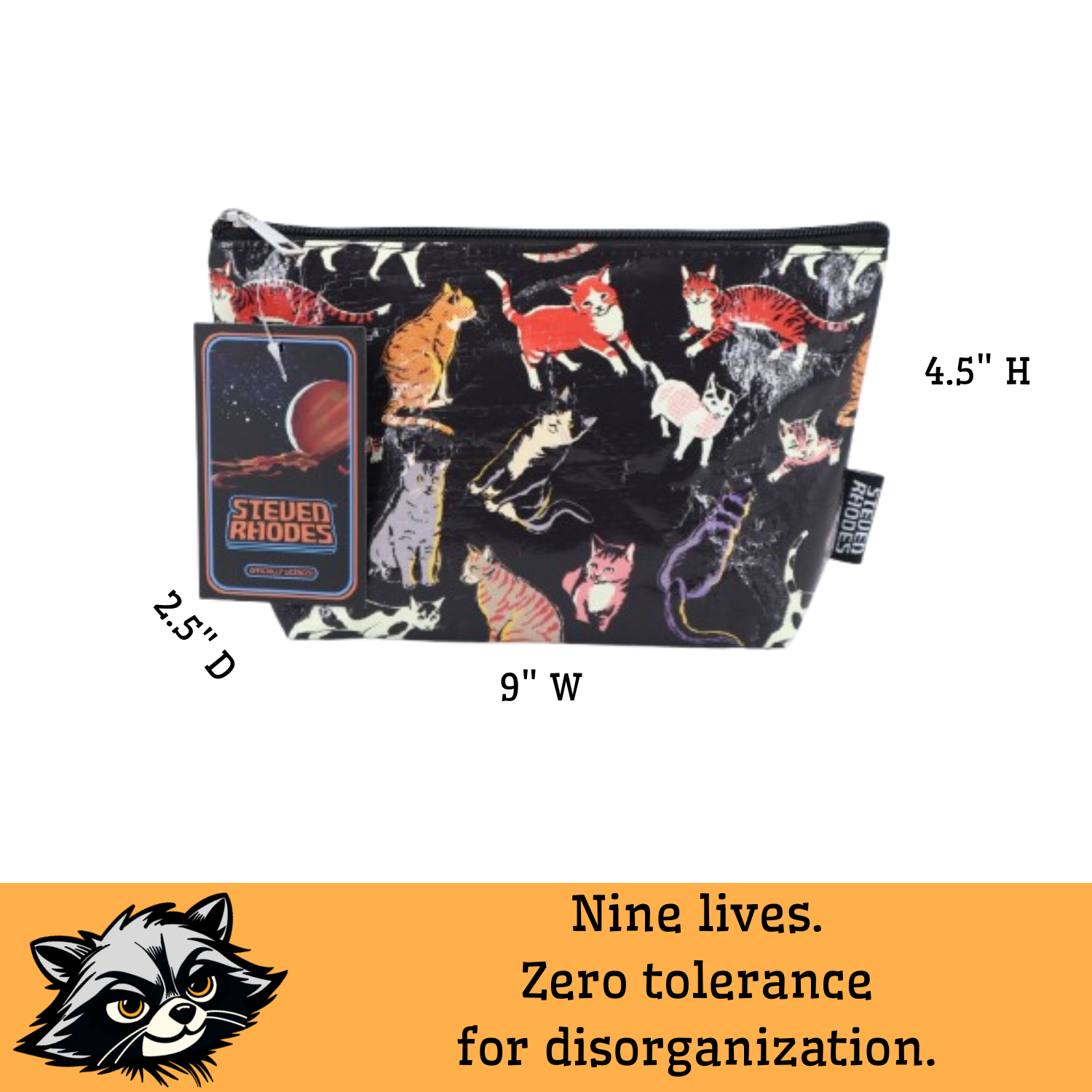Purr-a-normal Zipper Pouch