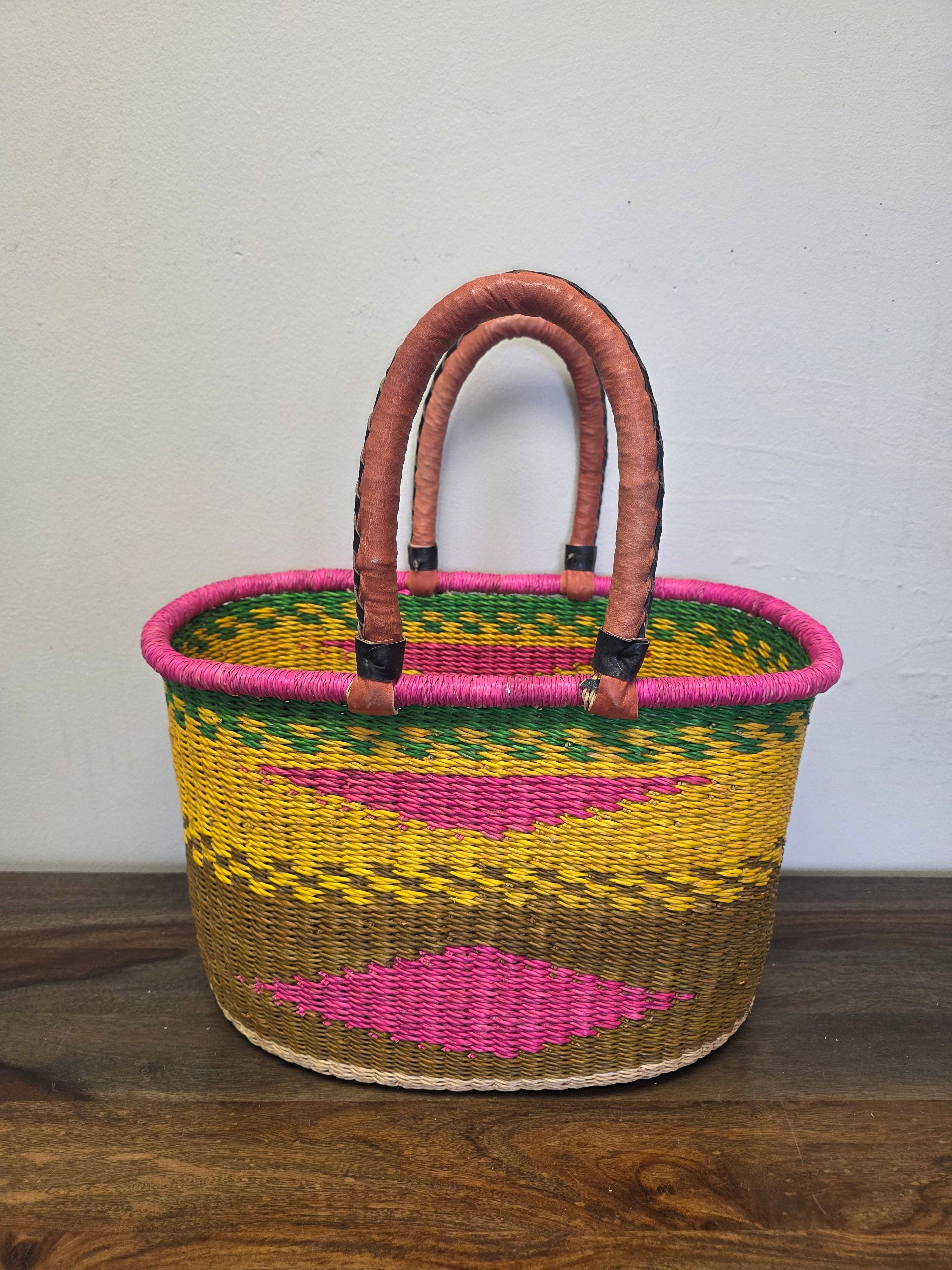 Fair Trade Oval Market Basket
