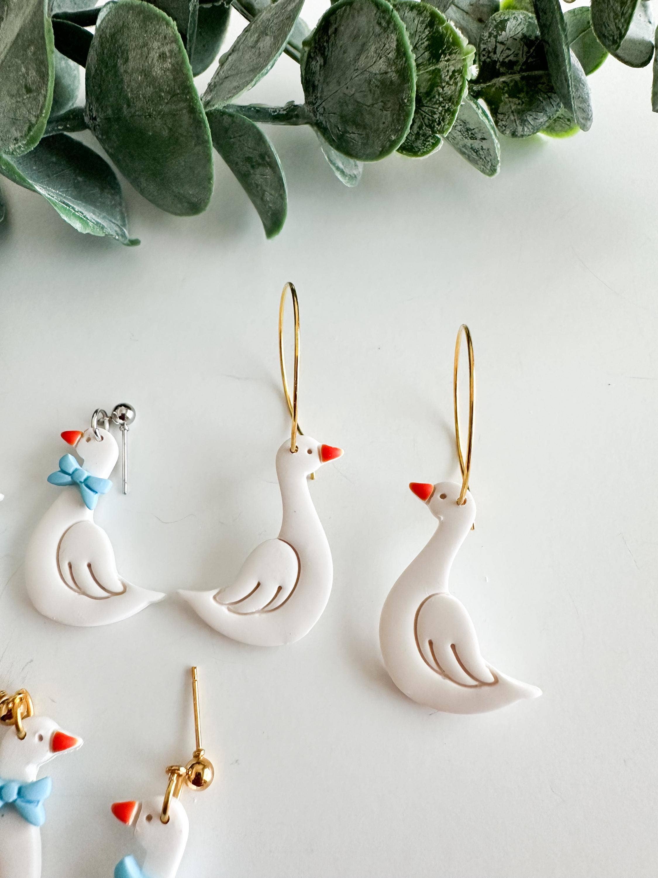 Goose Earrings