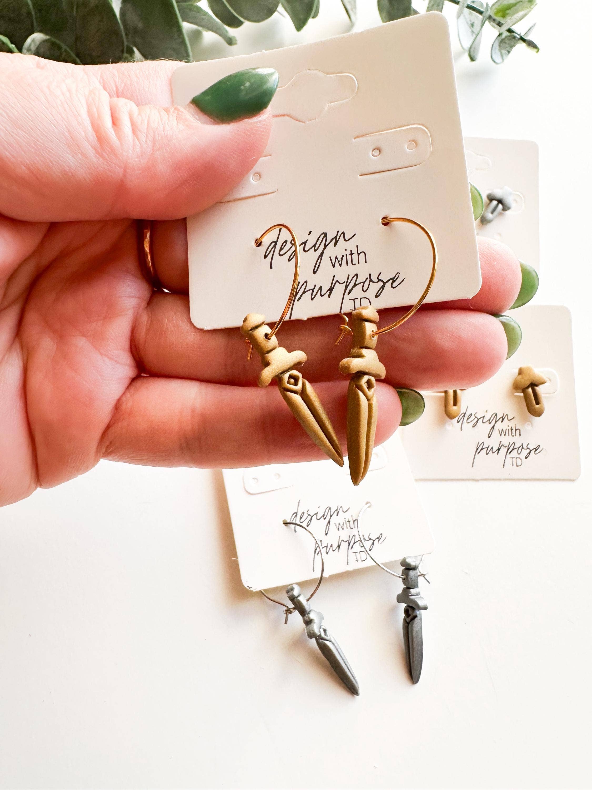 Dagger and Sword Earrings