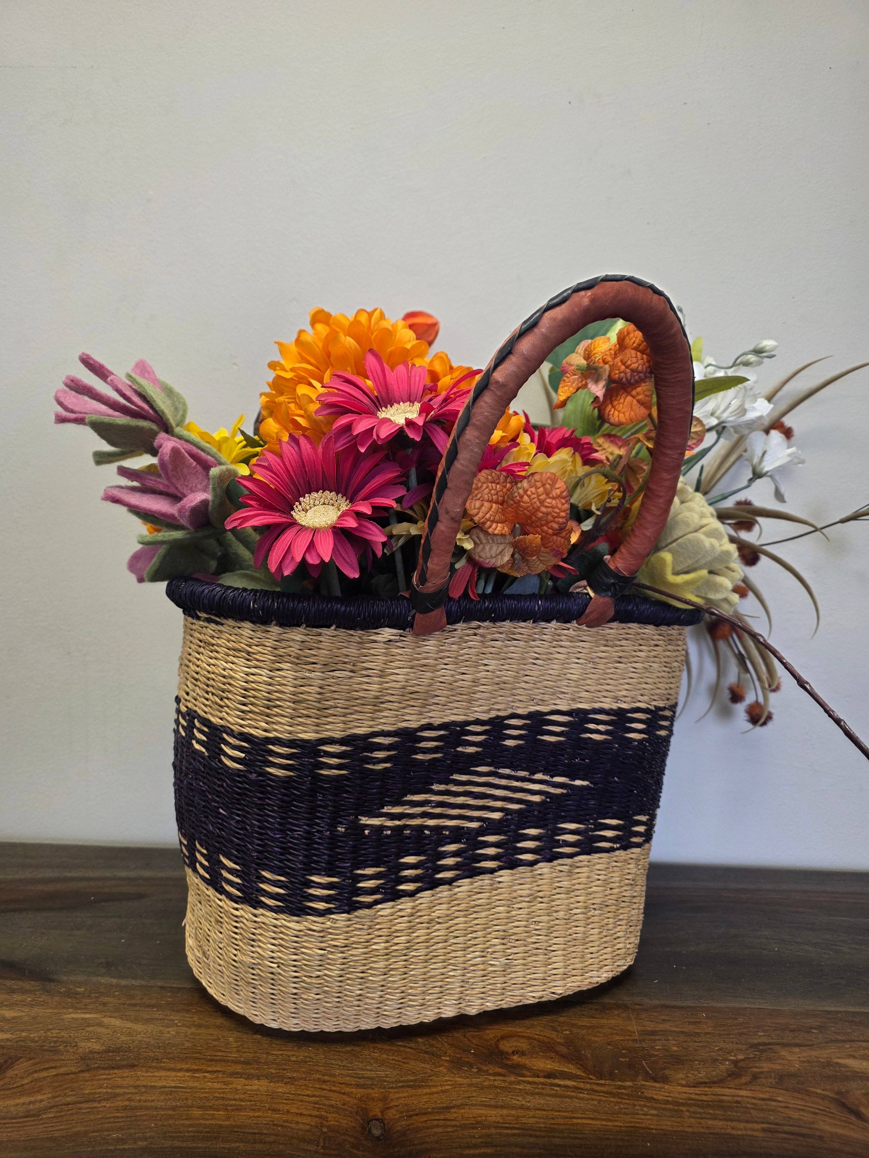Fair Trade Oval Market Basket