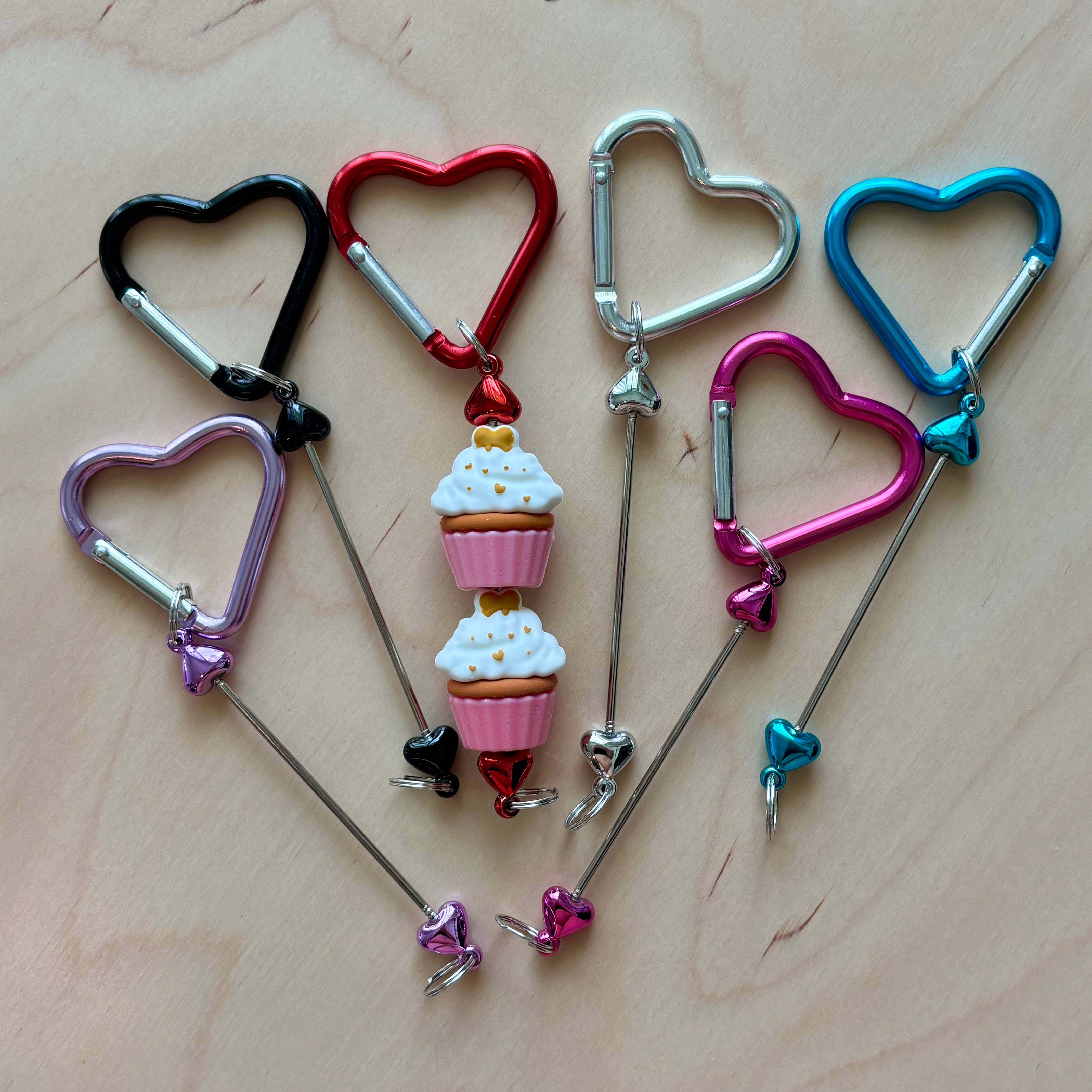 Heart Knitting Keychain - Point Protector Leash