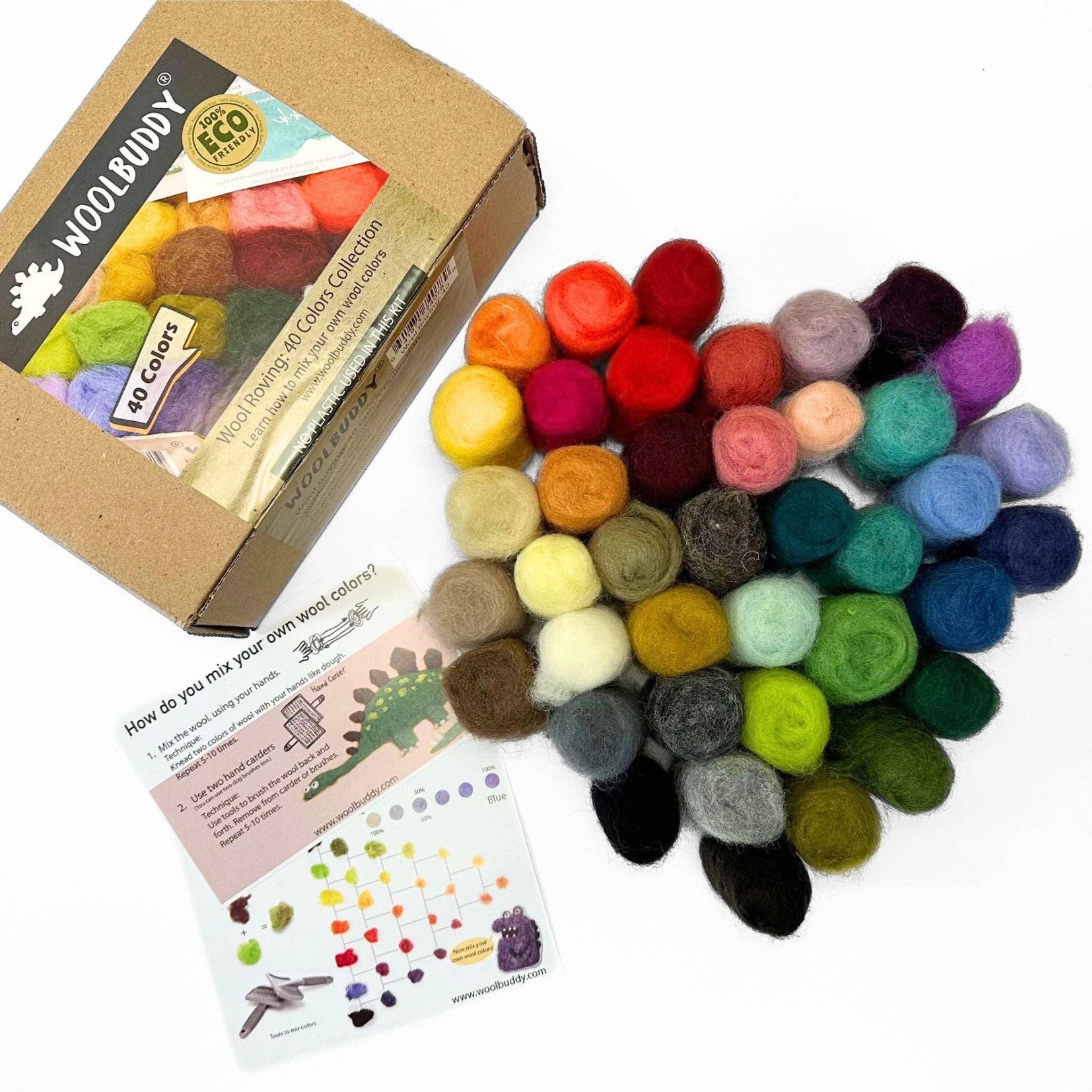 Eco Wool Fiber Collection Kit – 24 Colors