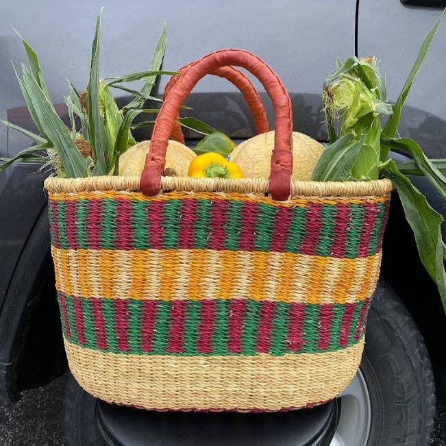 Fair Trade Oval Market Basket