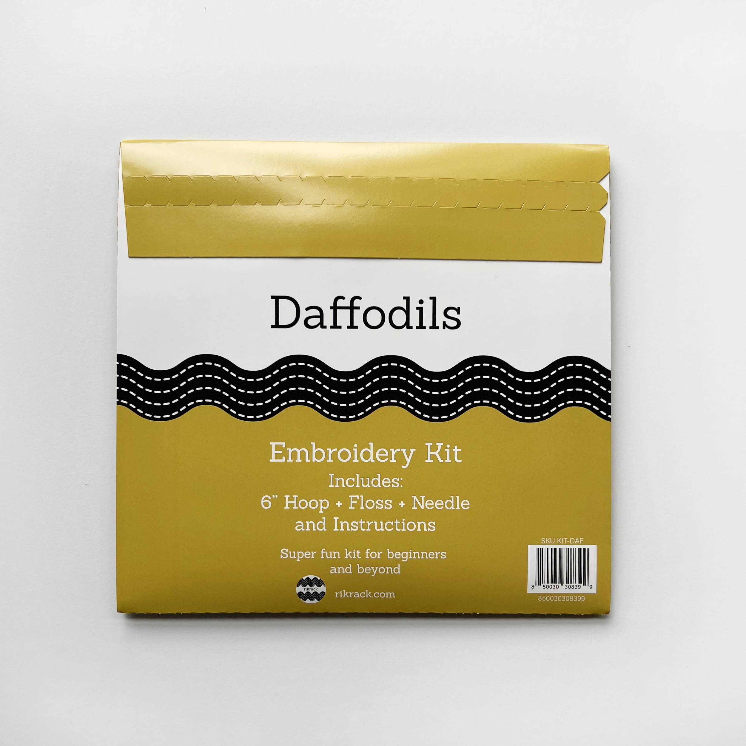 RikRack Daffodil Embroidery Kit
