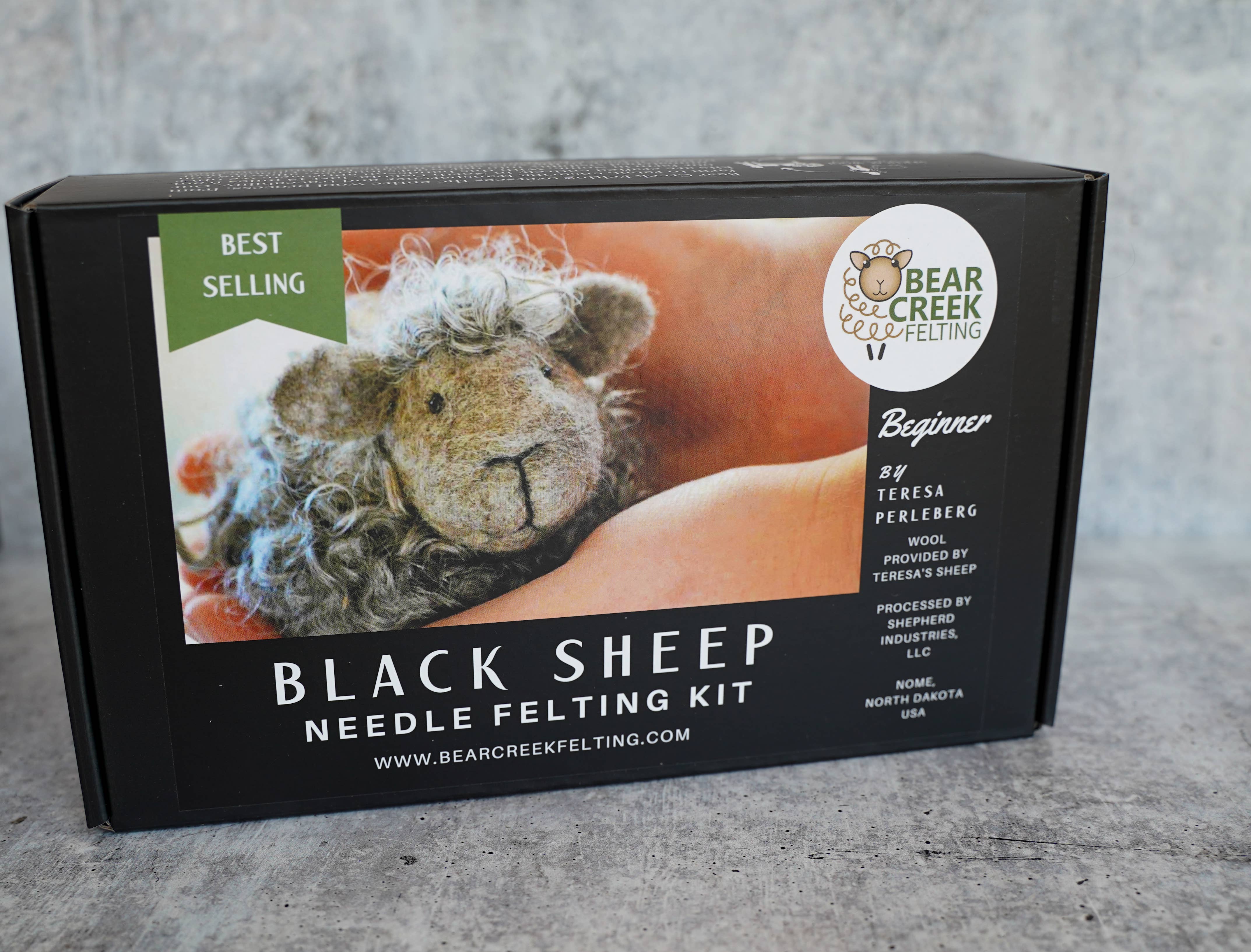 Black Sheep Needle Felting Kit