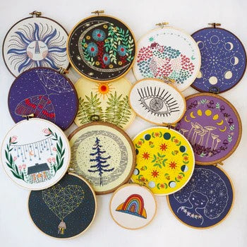 Cozy Blue Embroidery Kit