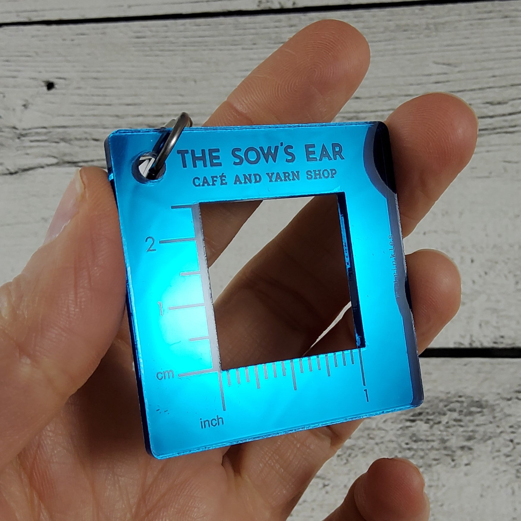 Katrinkles Sow 1" Gauge Ruler Key Fob