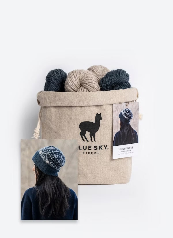 Blue Sky Fibers Star City Hat Kit