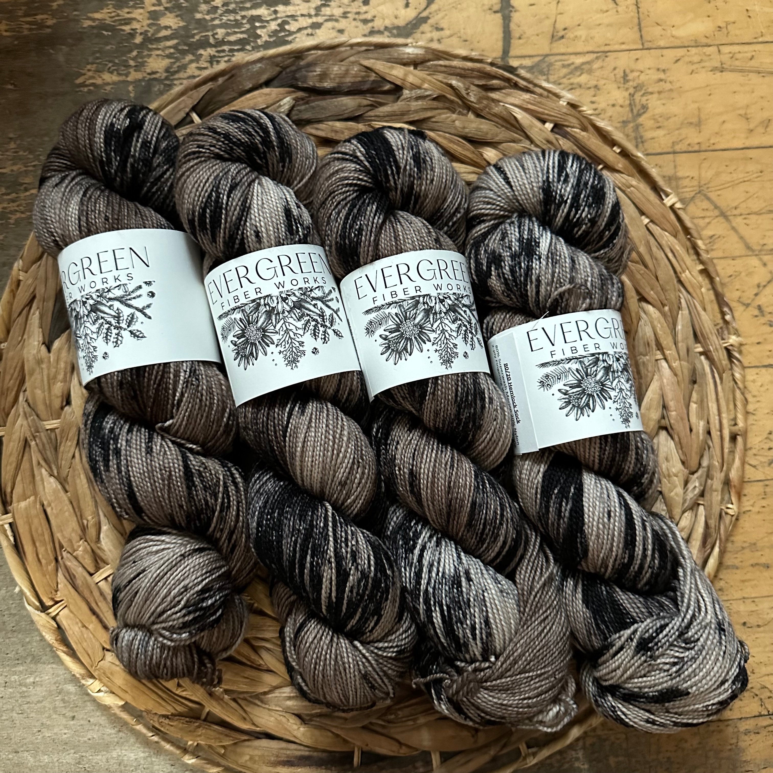 Evergreen Fiberworks 80/20 Hemlock Sock