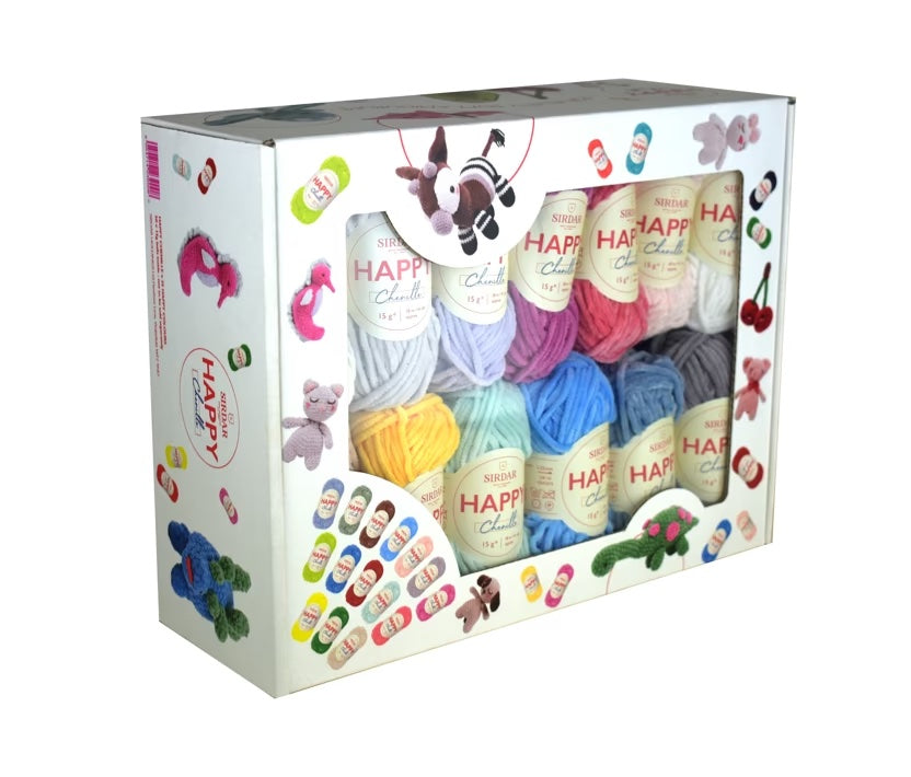 Sirdar Happy Chenille 25 Color Pack
