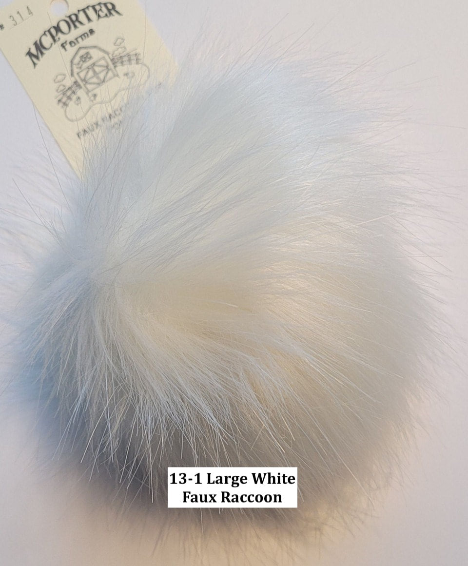 McPorter Faux Fur Pom Pom