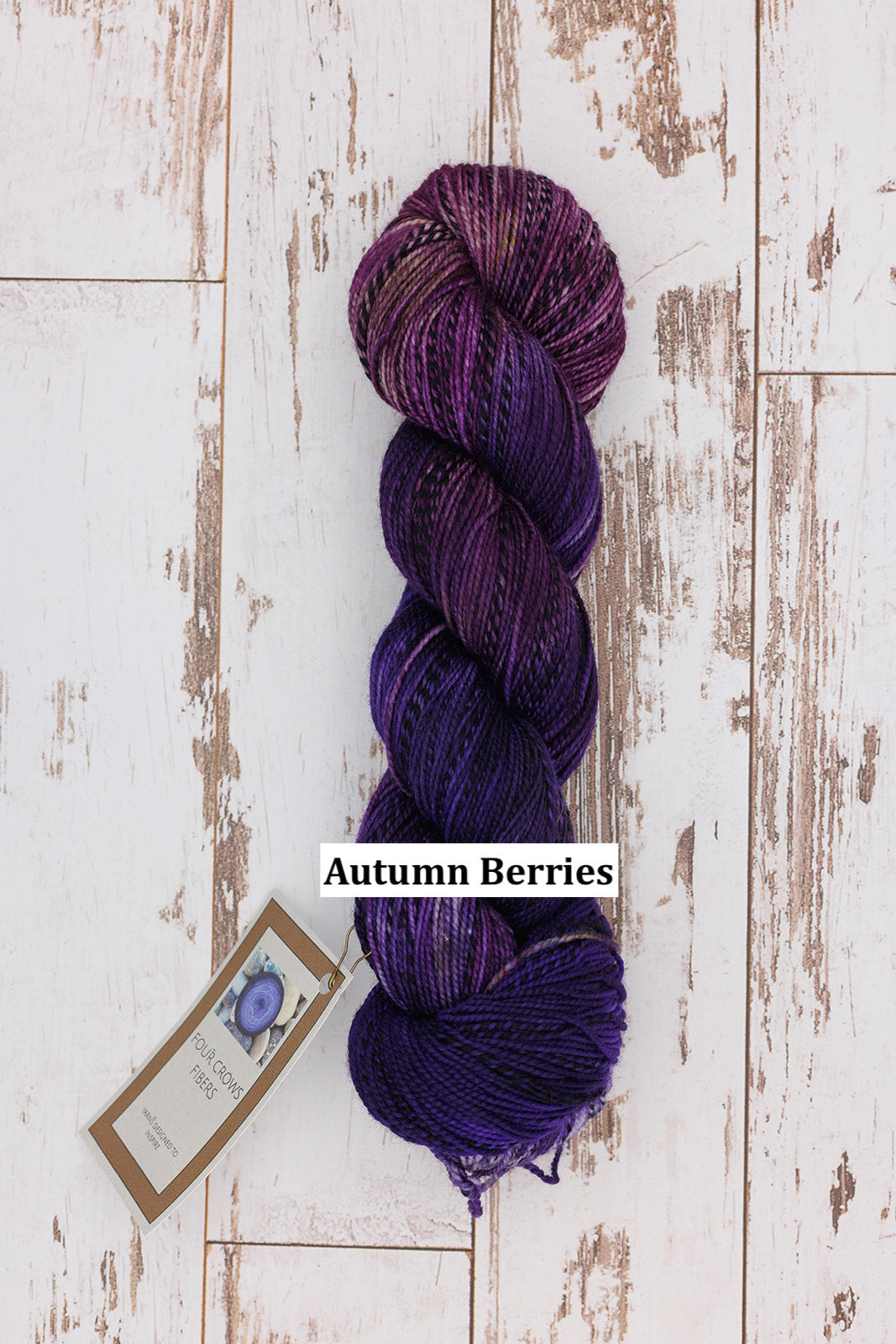 Four Crows Fibers Black & White and Dyed All Over