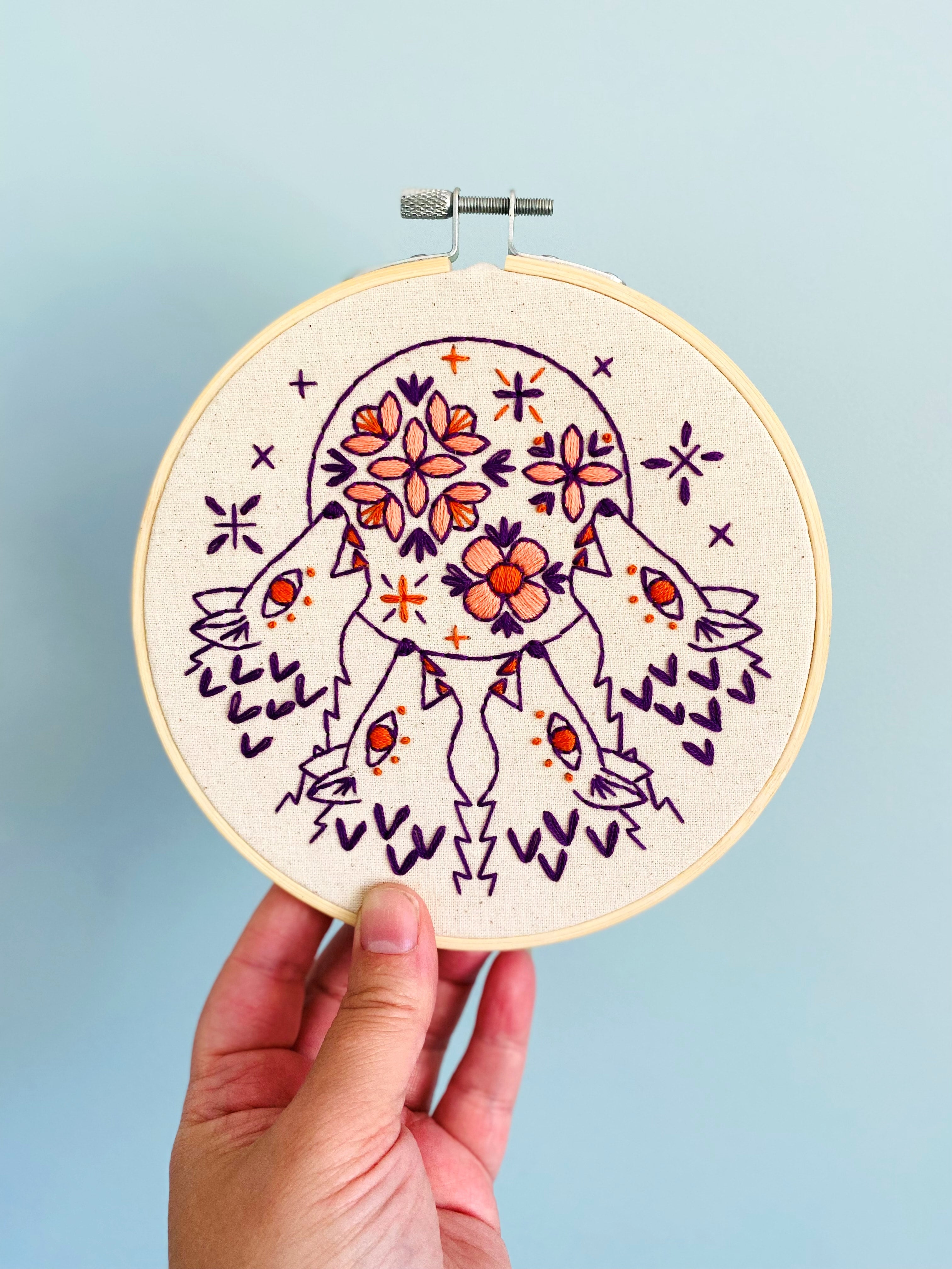 Hook, Line & Tinker Embroidery Kit