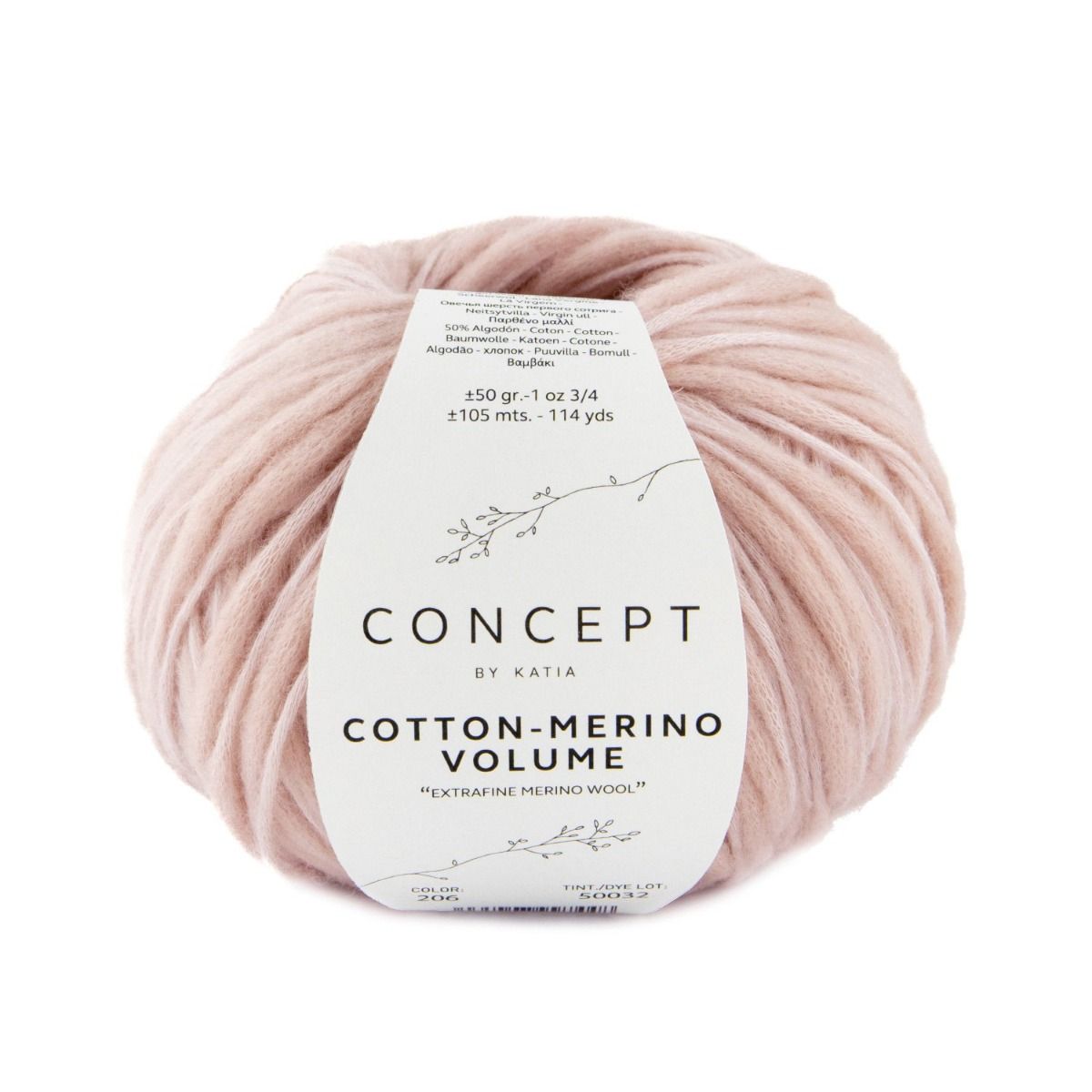 Katia Cotton-Merino Volume: CONCEPT Thick and Thin Yarn