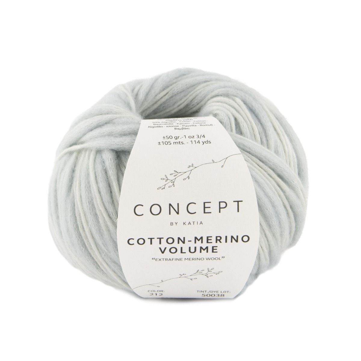 Katia Cotton-Merino Volume: CONCEPT Thick and Thin Yarn