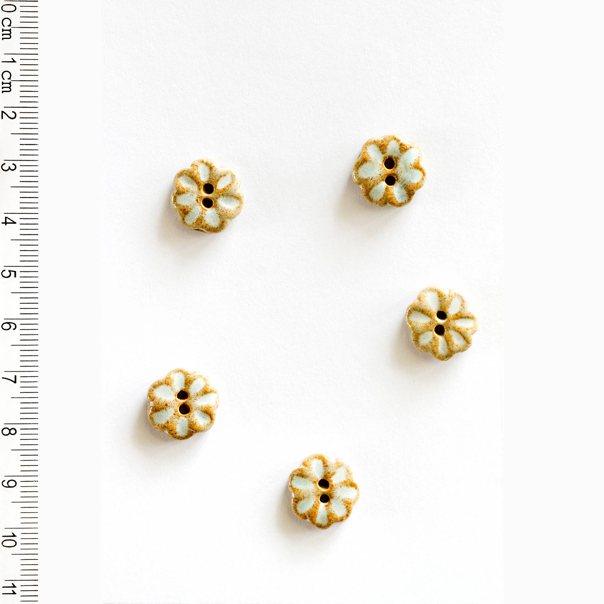 Ceramic Small Flower Buttons