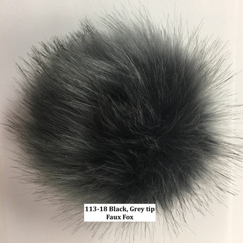 McPorter Faux Fur Pom Pom