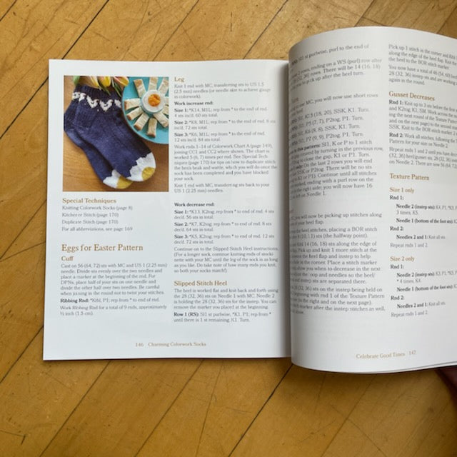 Charming Colorwork Socks by Charlotte Stone