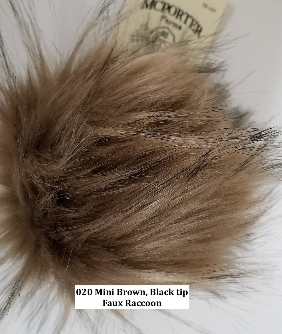 McPorter Faux Fur Pom Pom