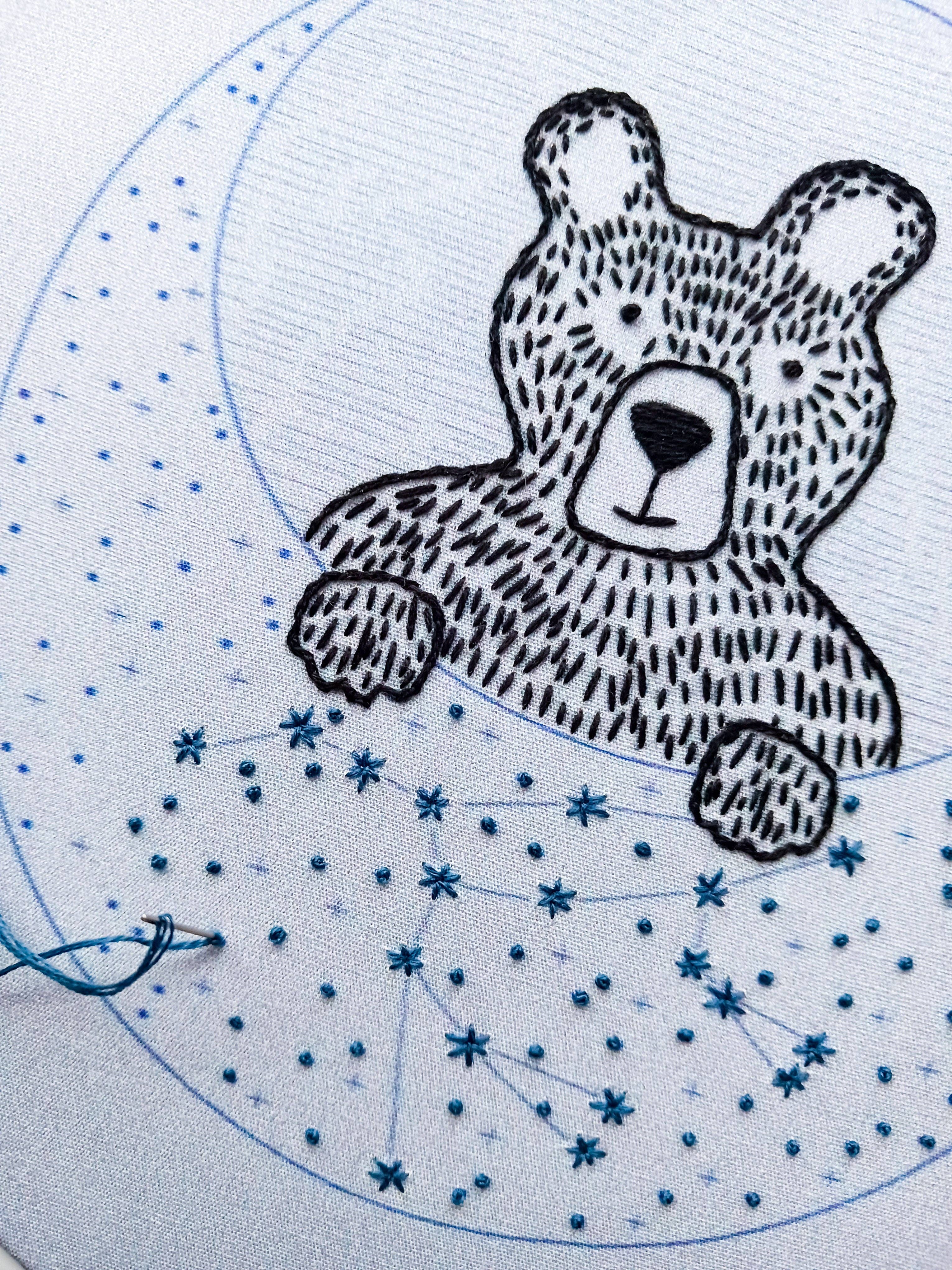 Ursa major embroidery kit