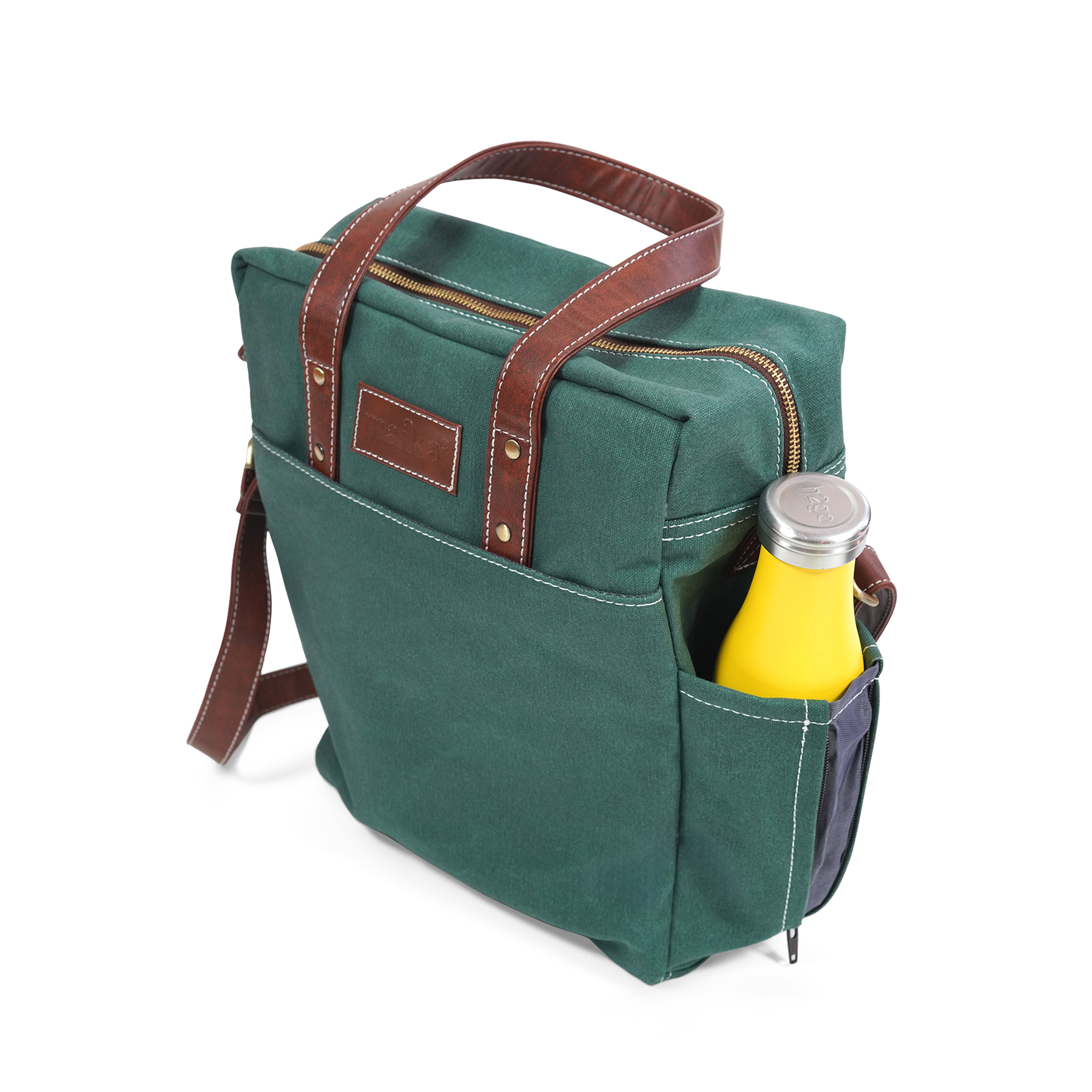 NEW! Commuter Tote, Waxed Hunter Green