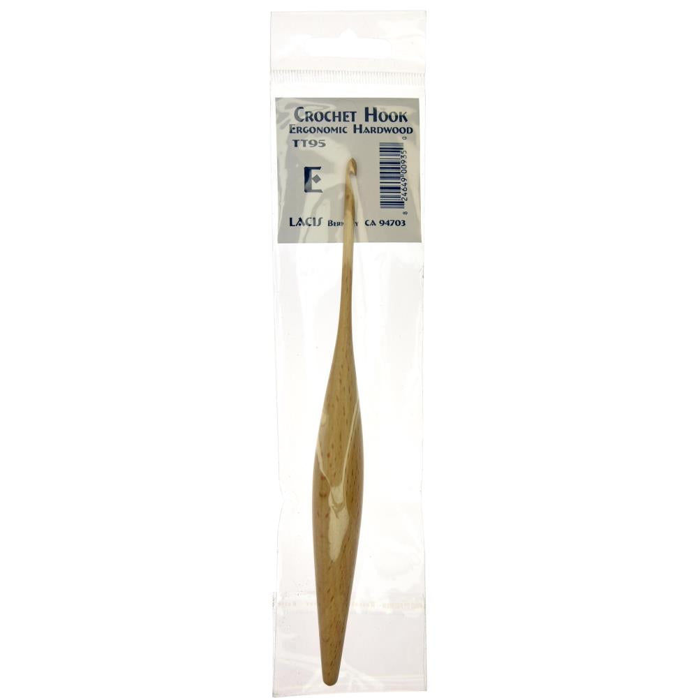 Lacis Hardwood Ergonomic Crochet Hooks