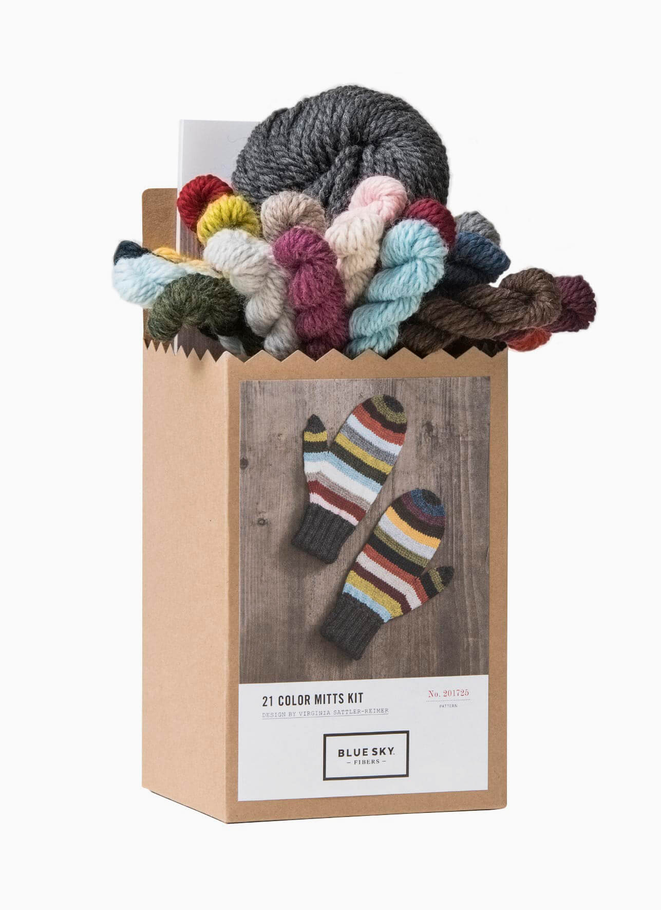 Blue Sky Fibers 21 Color Mitten Kit