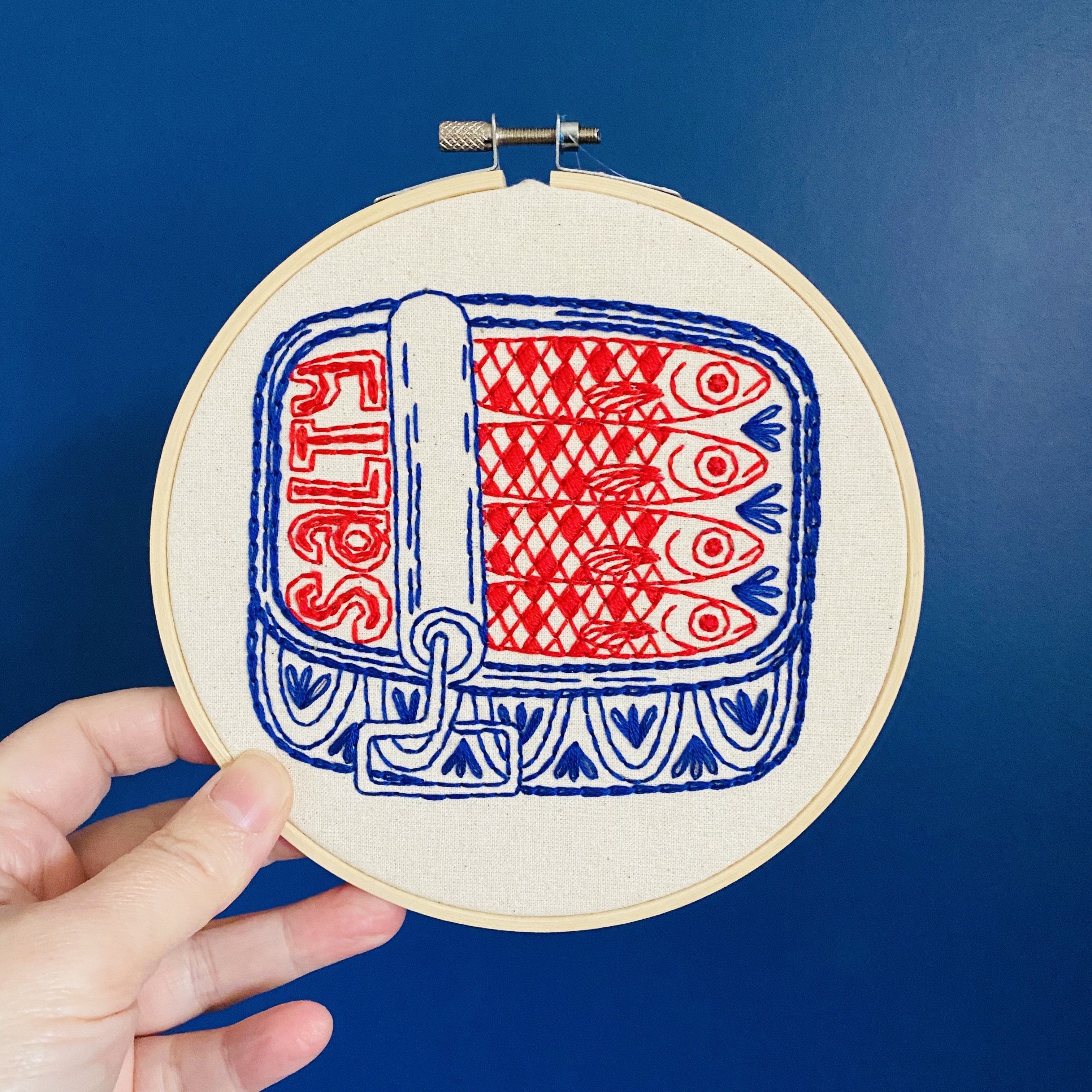 Hook, Line & Tinker Embroidery Kit